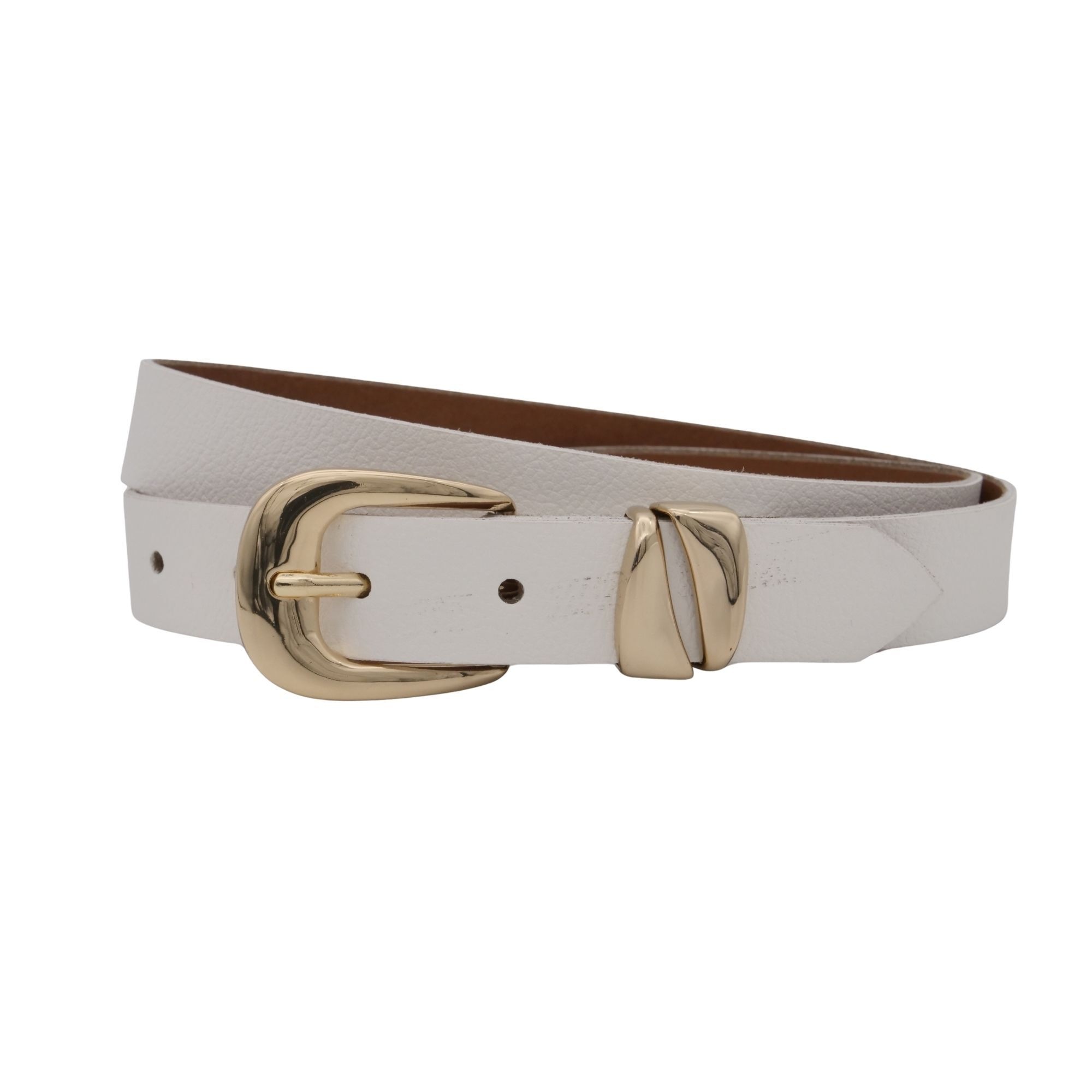AnnaMatoni Ledergürtel "AnnaMatoni AnnaMatoni Damen Ledergürtel 2,5 cm breit mit"