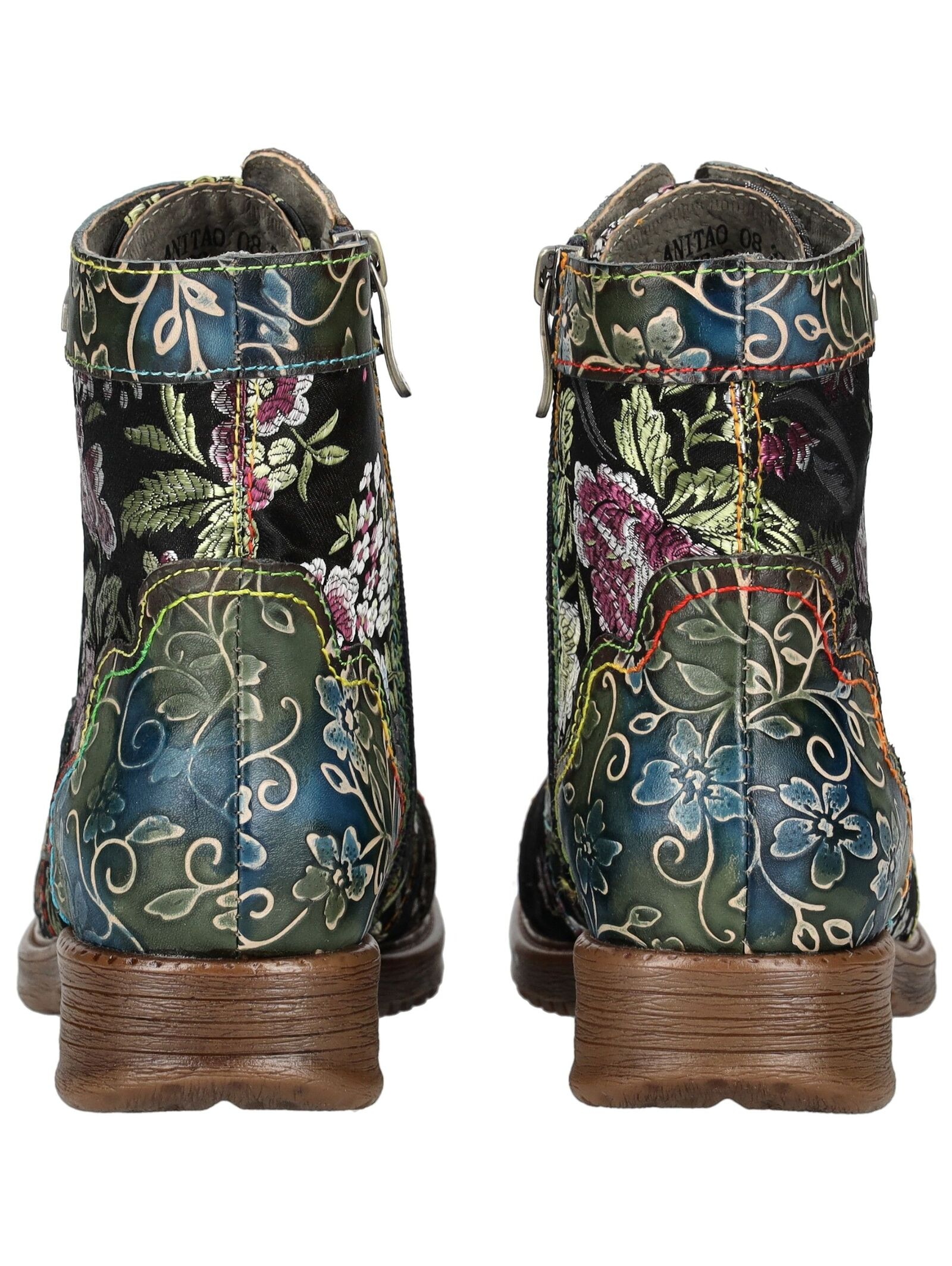 LAURA VITA Schnürstiefelette »LAURA VITA Stiefelette Leder/Textil«