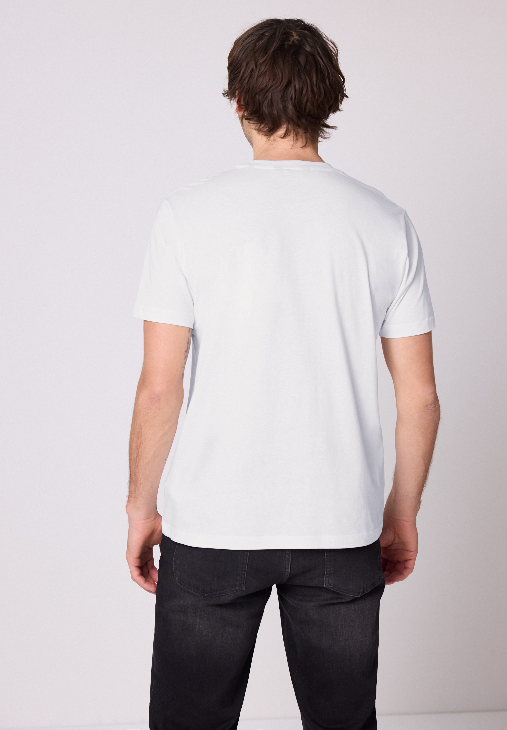 STREET ONE MEN T-Shirt aus reiner Baumwolle