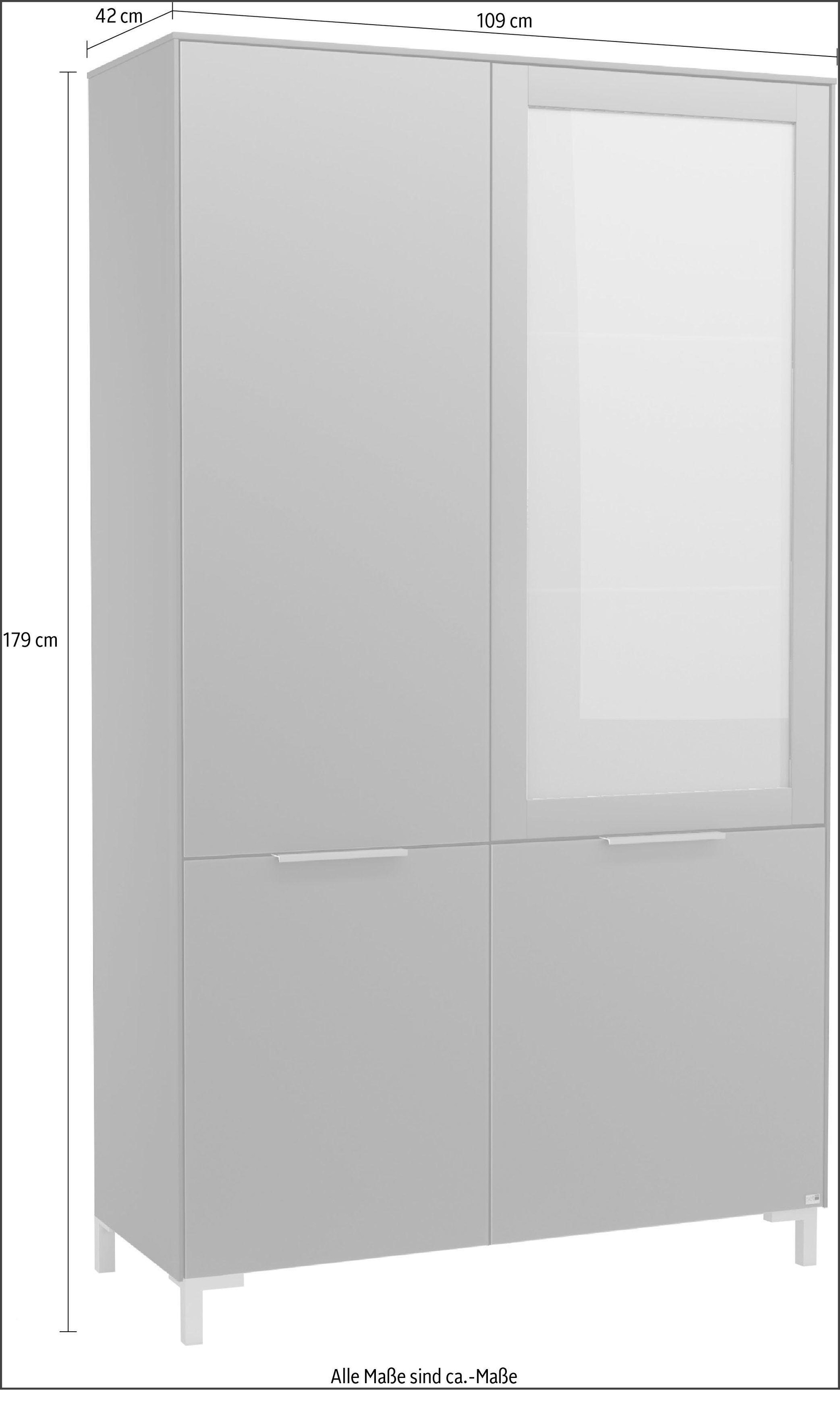 set one Musterring Soft-Close-Funktion »Chicago«, | by mit BAUR Vitrine