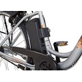 Prophete E-Bike »Navigator Pro«, 7 Gang, Shimano, Nexus, Mittelmotor 250 W, (Set, mit Ersatzakku-mit Seitentasche)