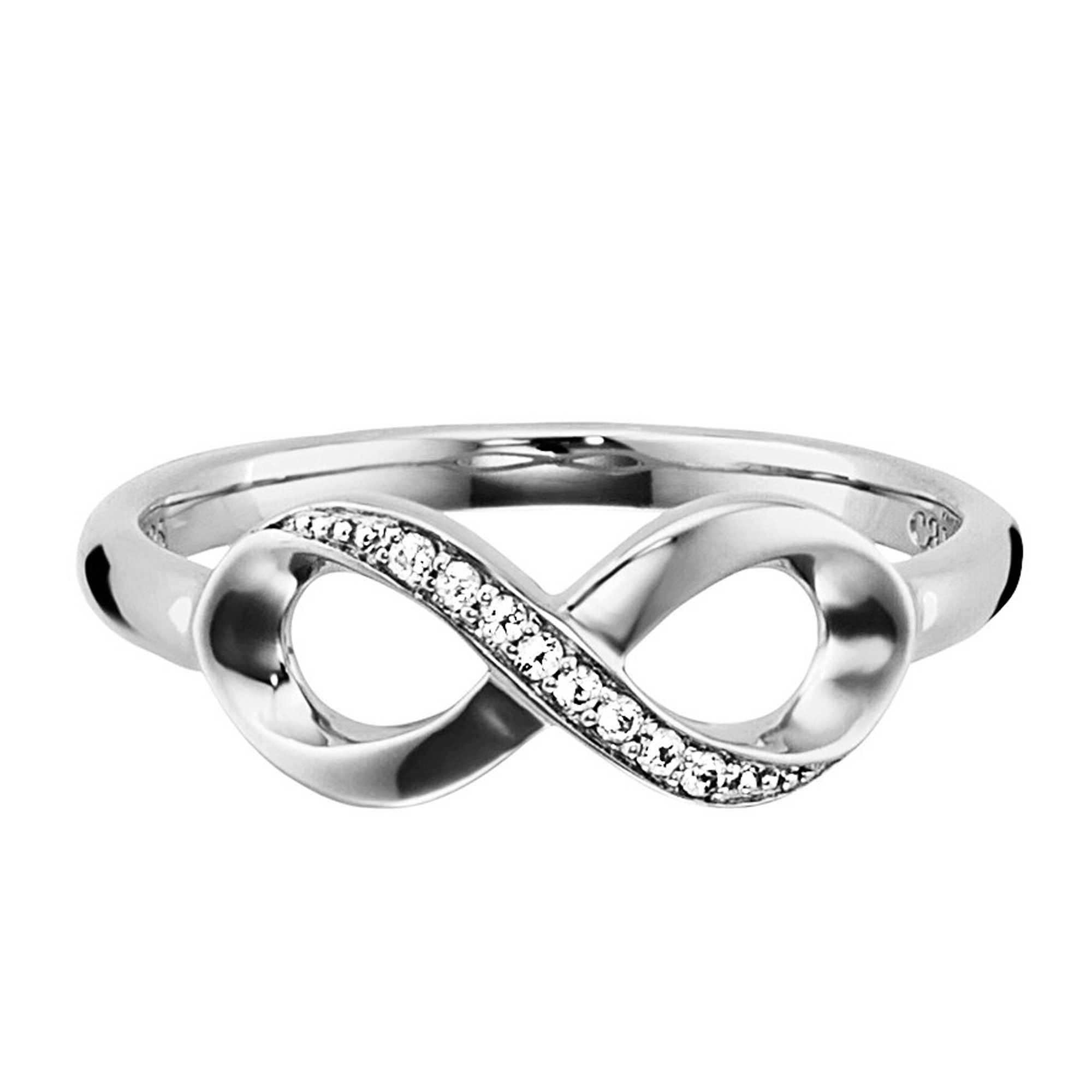 CAÏ Fingerring »925/- Sterling Silber rhodiniert Topas«