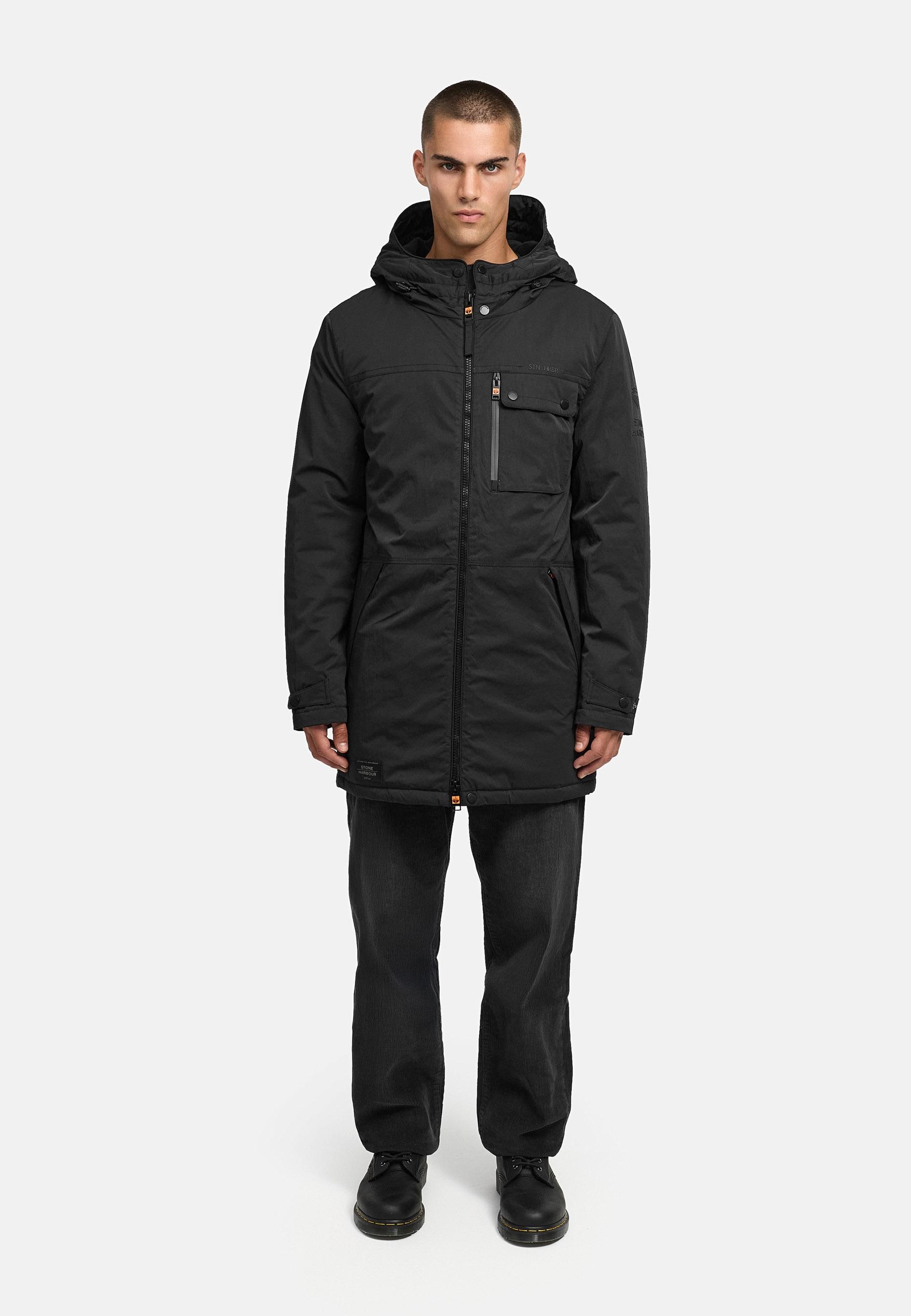 Stone Harbour Wintermantel »Fintaan XX«, Winterparka mit großen Eingrifftaschen und Brusttasche
