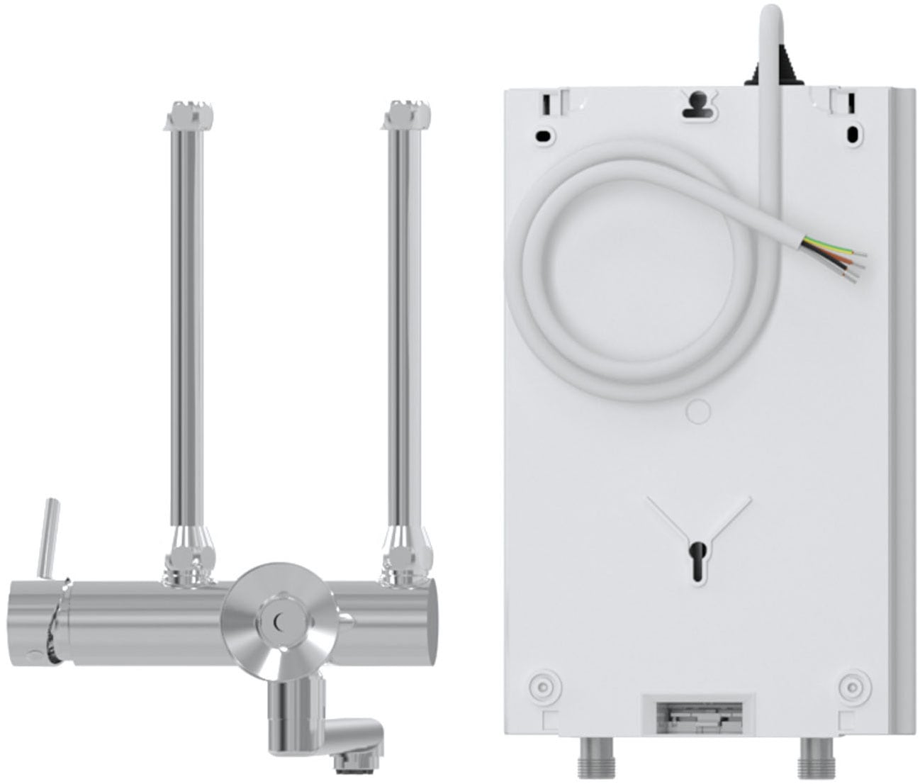 STIEBEL ELTRON Kompakt-Durchlauferhitzer »DCE 11/13 H«, 3i Technologie für konstante Warmwassertemperatur, inkl. MEKD Armatur