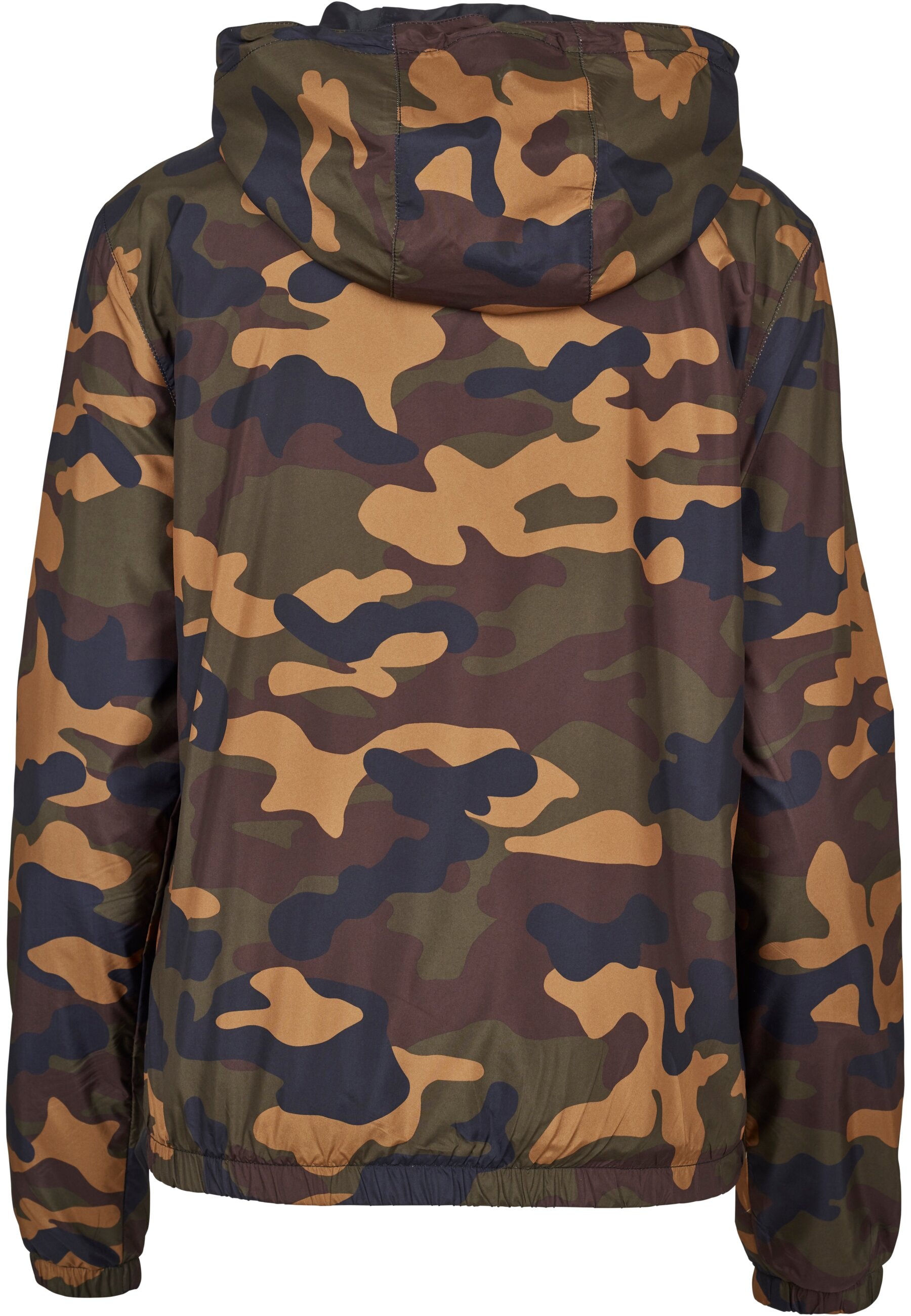 URBAN CLASSICS Windbreaker »Urban Classics Damen Ladies Camo Pull Over Jacket«, (1 St.), mit Kapuze