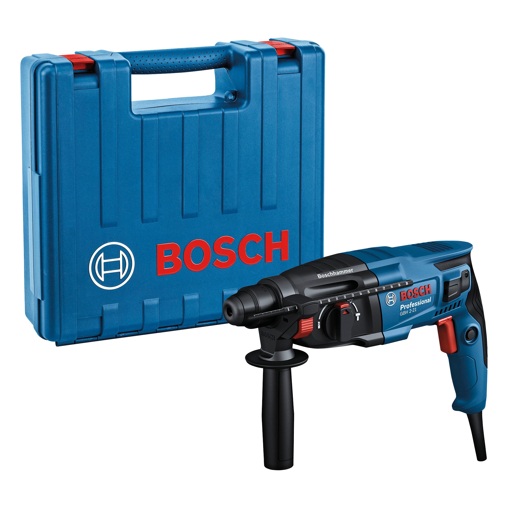 Bosch Professional Bohrhammer ""mit SDS plus GBH 2-21" ohne Akku und Ladegerät", der kompakter und kraftvoller Bohrhamme