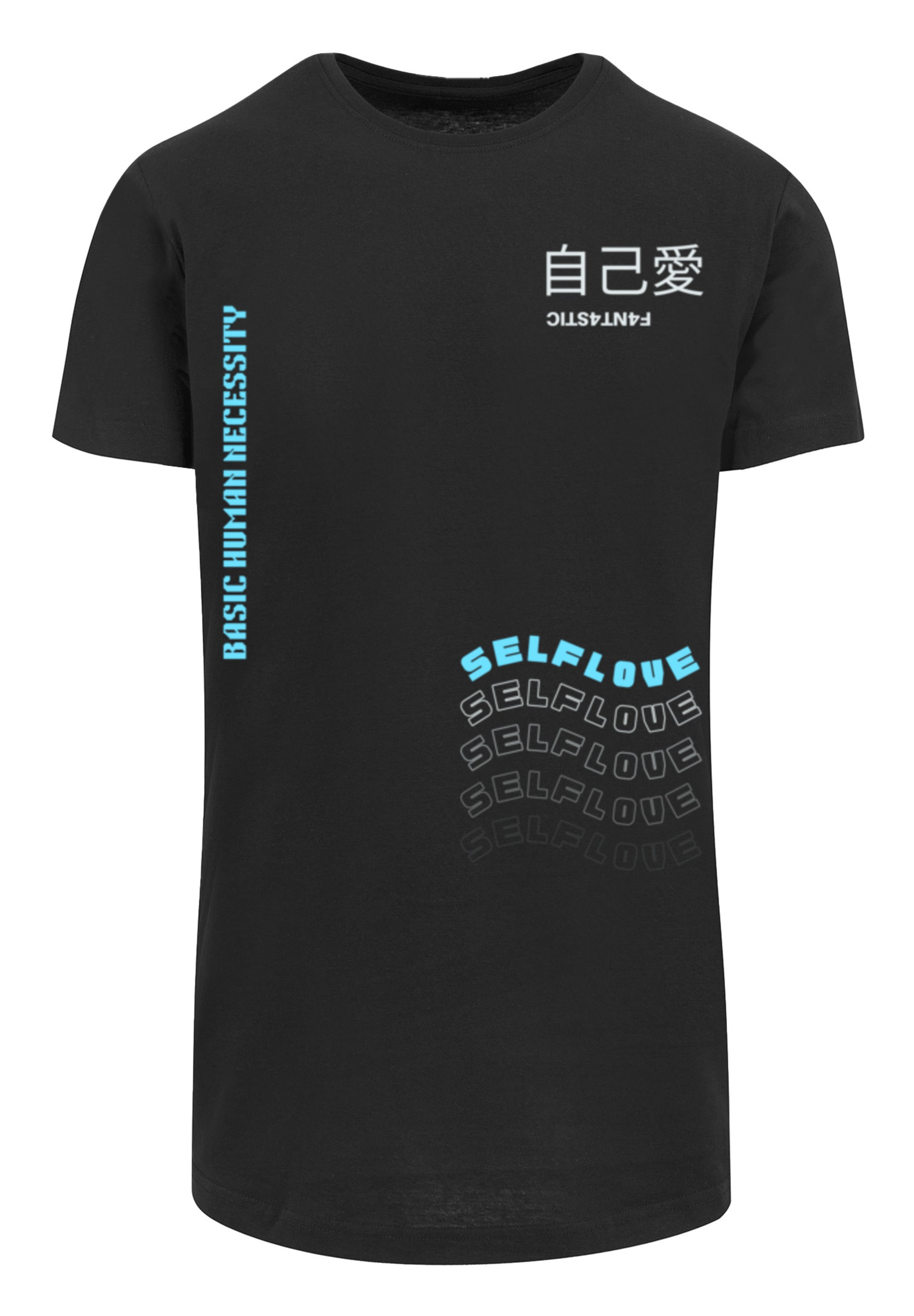F4NT4STIC T-Shirt »Self Love LONG TEE«, Print