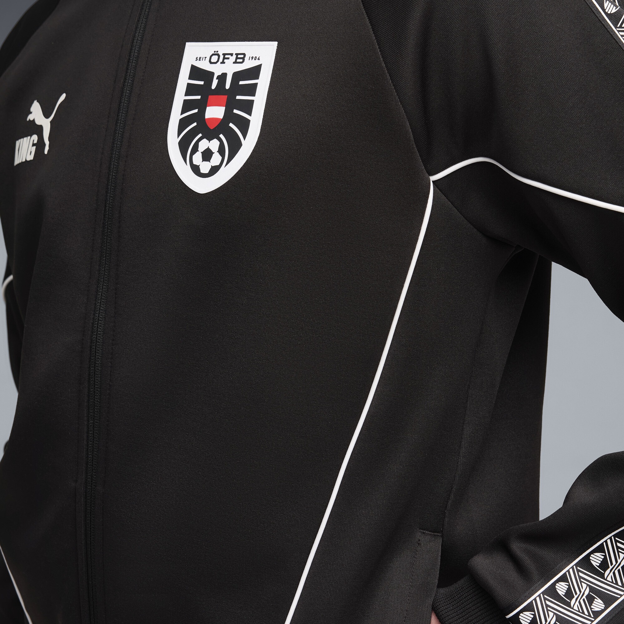 PUMA Sweatjacke »Österreich KING Anthem Trainingsjacke Herren«