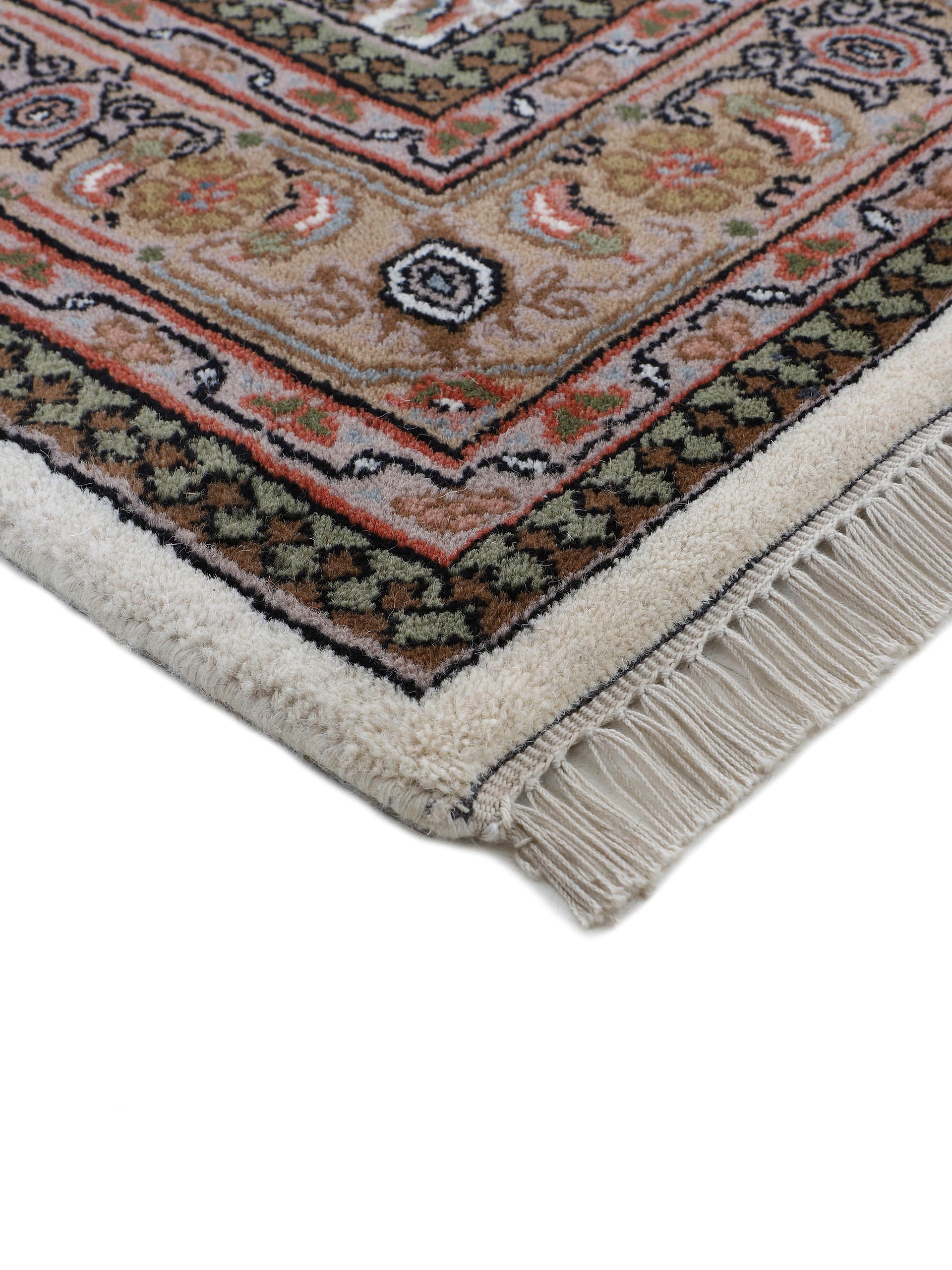 Woven Arts Orientteppich »Orientteppich Bidjar Herati«, rechteckig, 15 mm Höhe, handgeknüpft, Wohnzimmer, reine Wolle