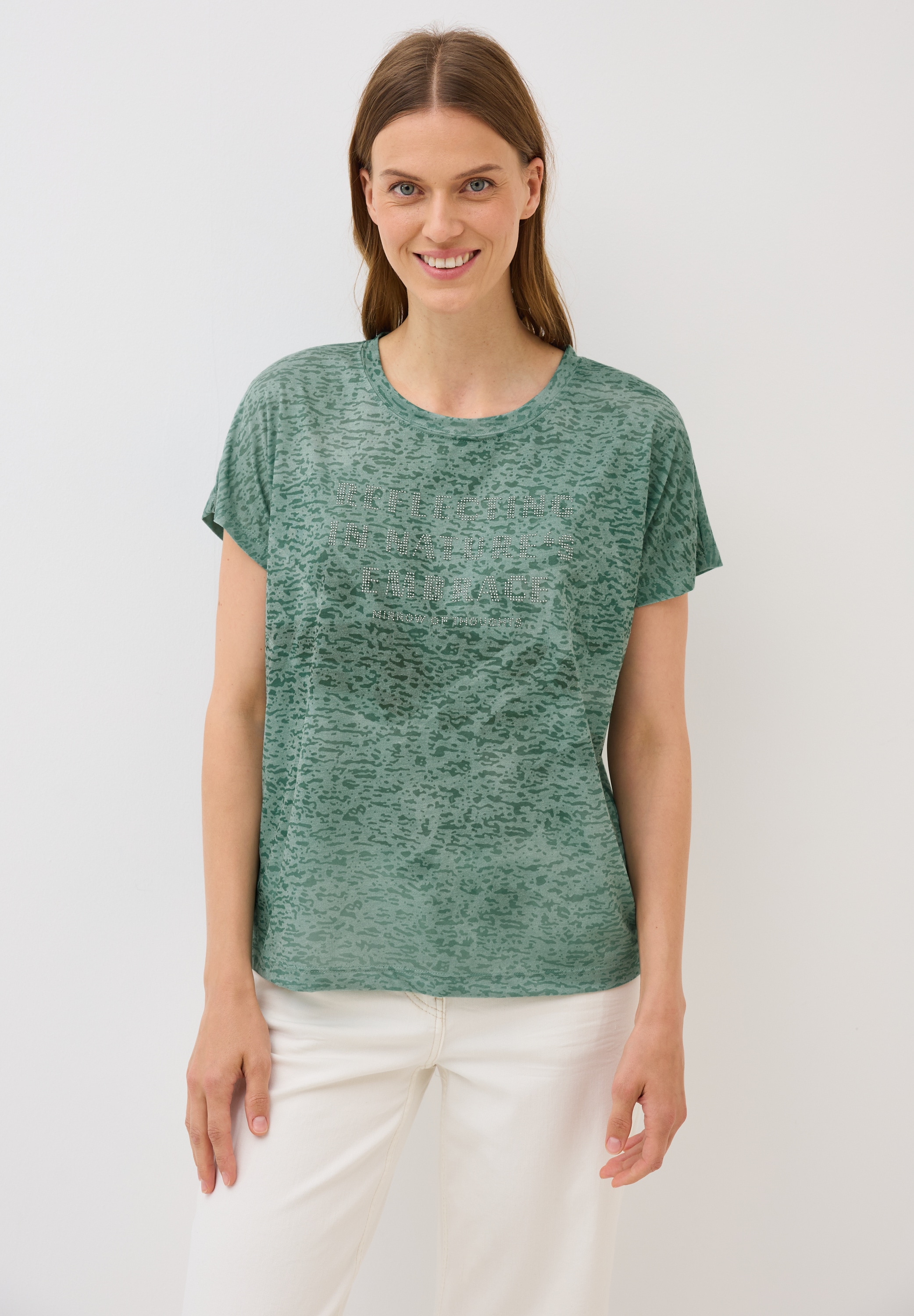 Cecil T-Shirt, mit Wording-Print günstig online kaufen