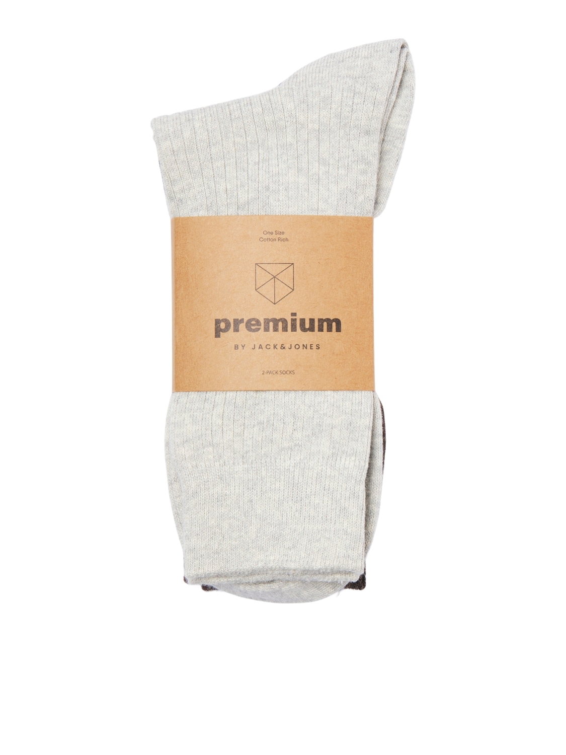Jack & Jones Freizeitsocken »JAC – Socken im 2er-Pack mit Stretch für optimale Passform«, (Packung, 2 Paar), basic, Baumwollmischung