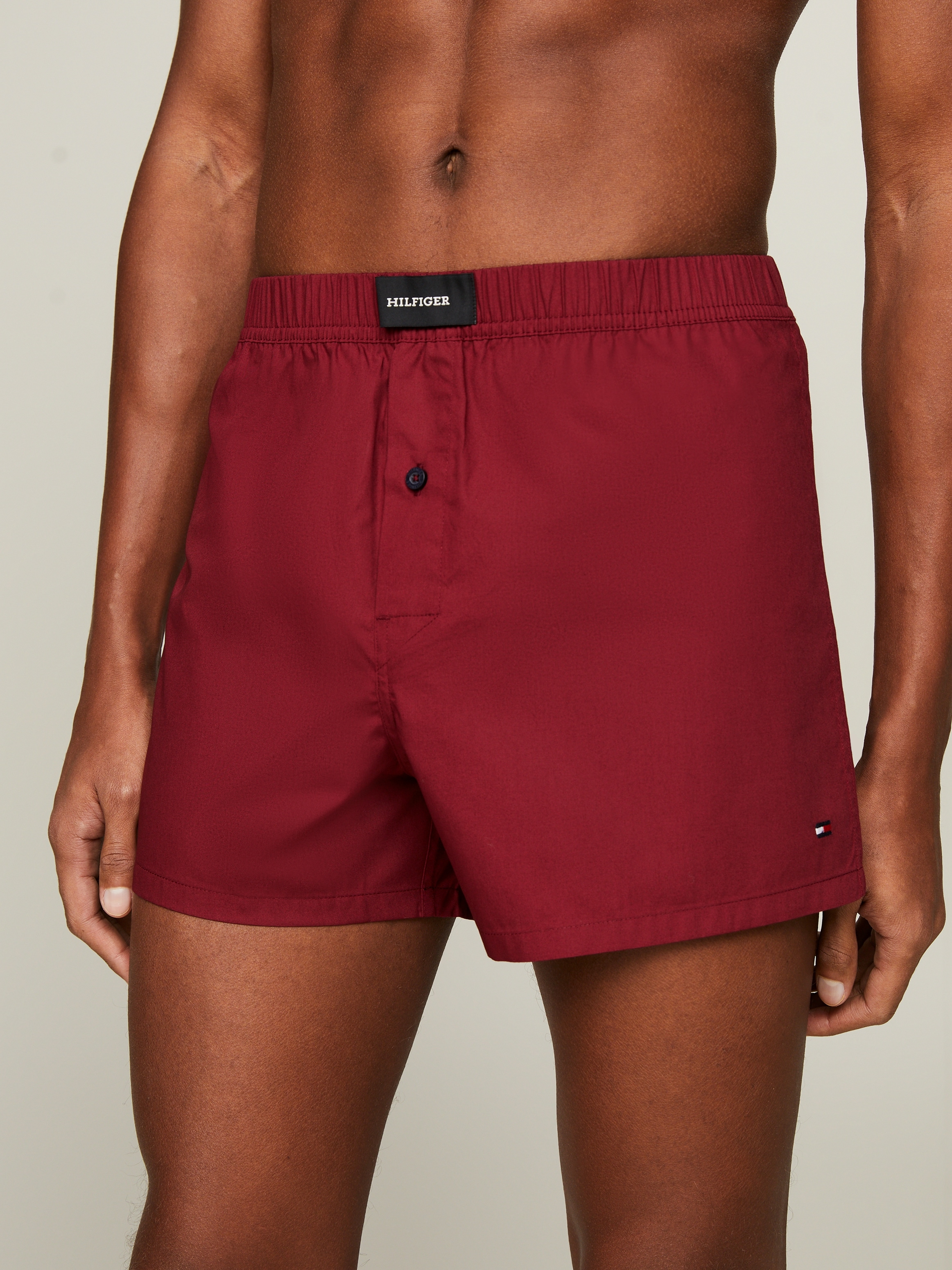 Tommy Hilfiger Underwear Webboxer »3P WOVEN BOXER«, (Packung, 3er)