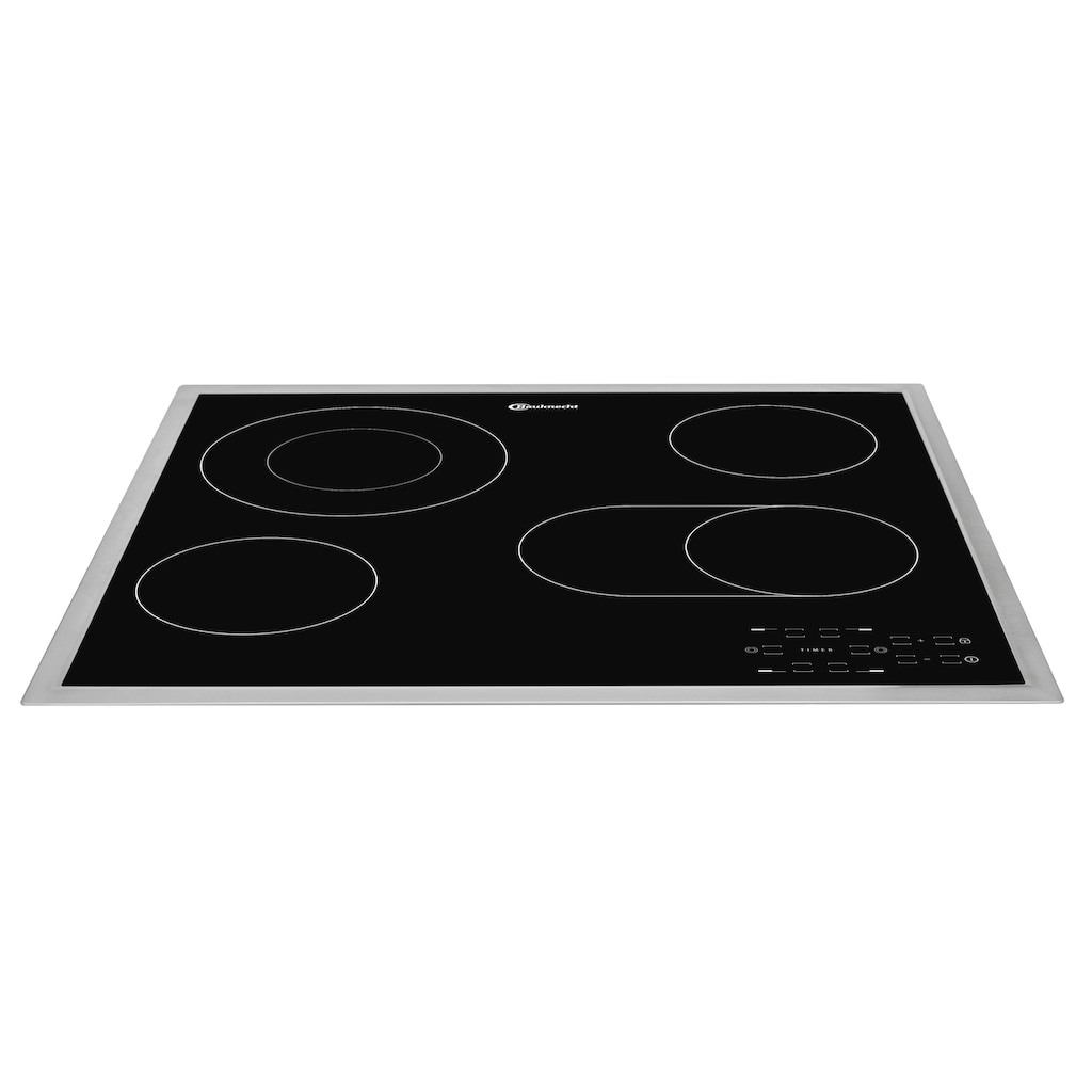 BAUKNECHT Backofen-Set »BAKO4 HR6 BLACK«, BIR4 DH8FS2 ES, mit 2-fach-Teleskopauszug, Hydrolyse, (Set)