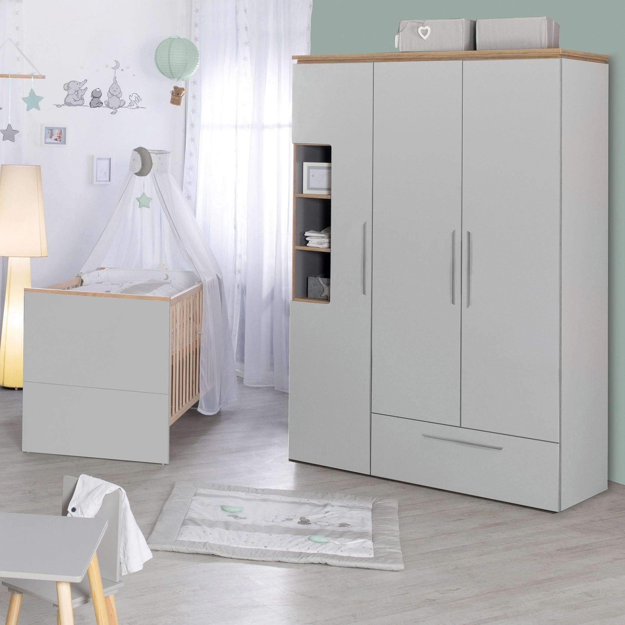 roba® Kleiderschrank »Tobi, 3-türig, Kinderkleiderschrank«