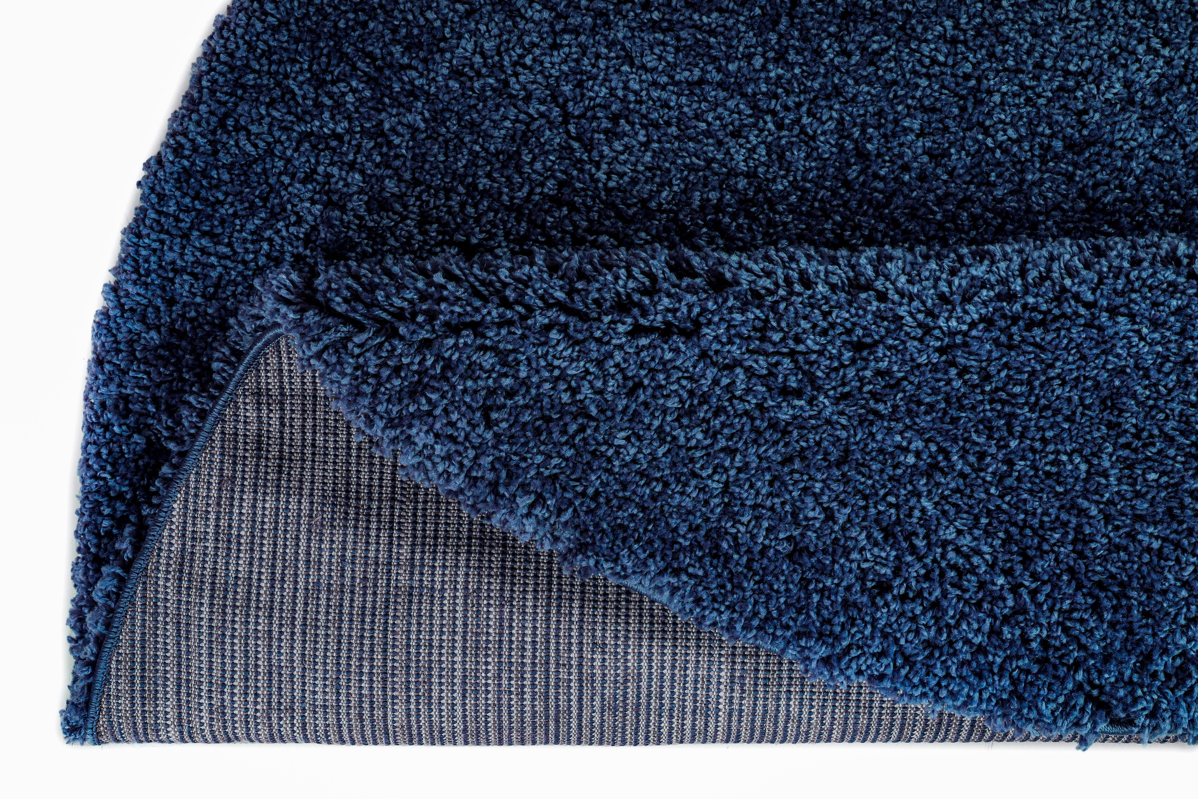 my home Teppich »Viva Teppich rund«, rund, 45 mm Höhe, Uni-Farben, einfarbig, besonders weich und kuschelig
