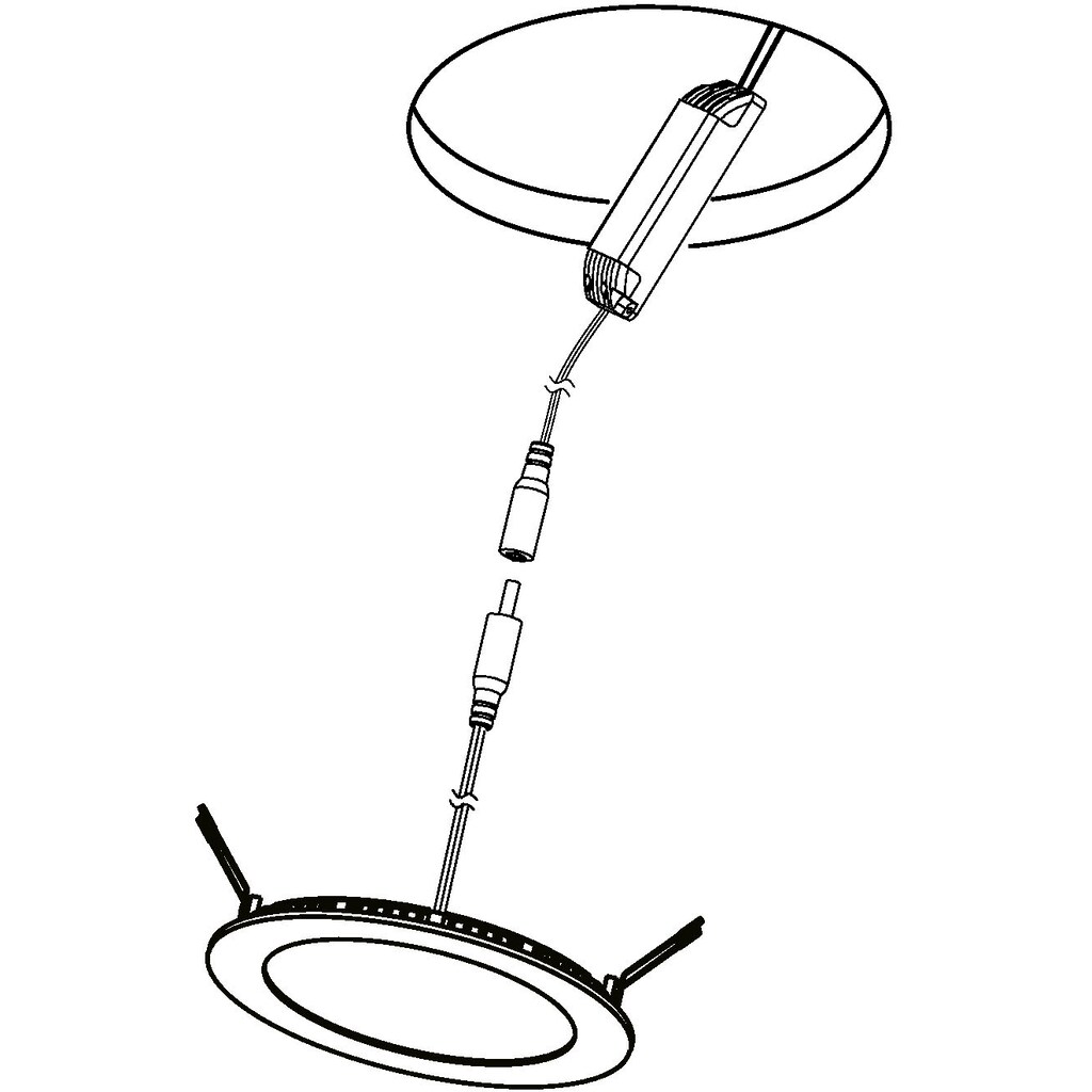 Wohnen Lampen & Leuchten EGLO Einbauleuchte »FUEVA-C«, LED-Board, Neutralweiß-Tageslichtweiß-Warmweiß-Kaltweiß, EGLO CONNECT, St Wohnen Lampen & Leuchten EGLO Einbauleuchte »FUEVA-C«, LED-Board, Neutralweiß-Tageslichtweiß-Warmweiß-Kaltweiß, EGLO CONNECT, St