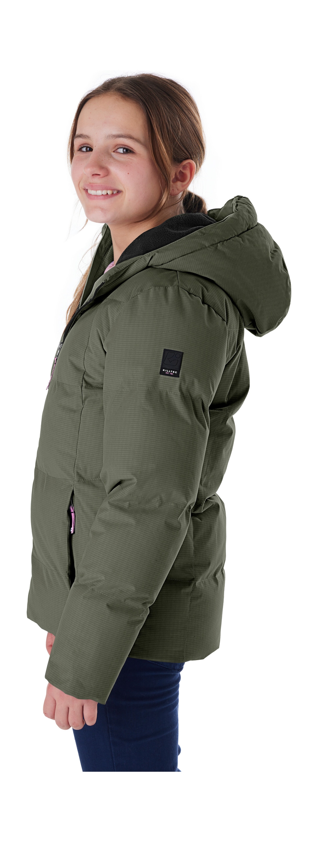 Killtec Steppjacke »KOW 357 GRLS QLTD JCKT« Wasserabweisende Mädchenjacke mit Kapuze, atmungsaktiv, warm