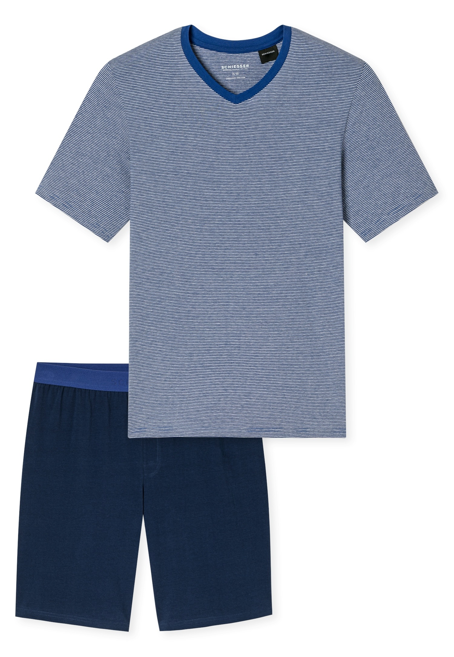 Schiesser Shorty "95/5 Nightwear" 2 tlg. mit V-Ausschnitt, Kurzarm, in weic günstig online kaufen