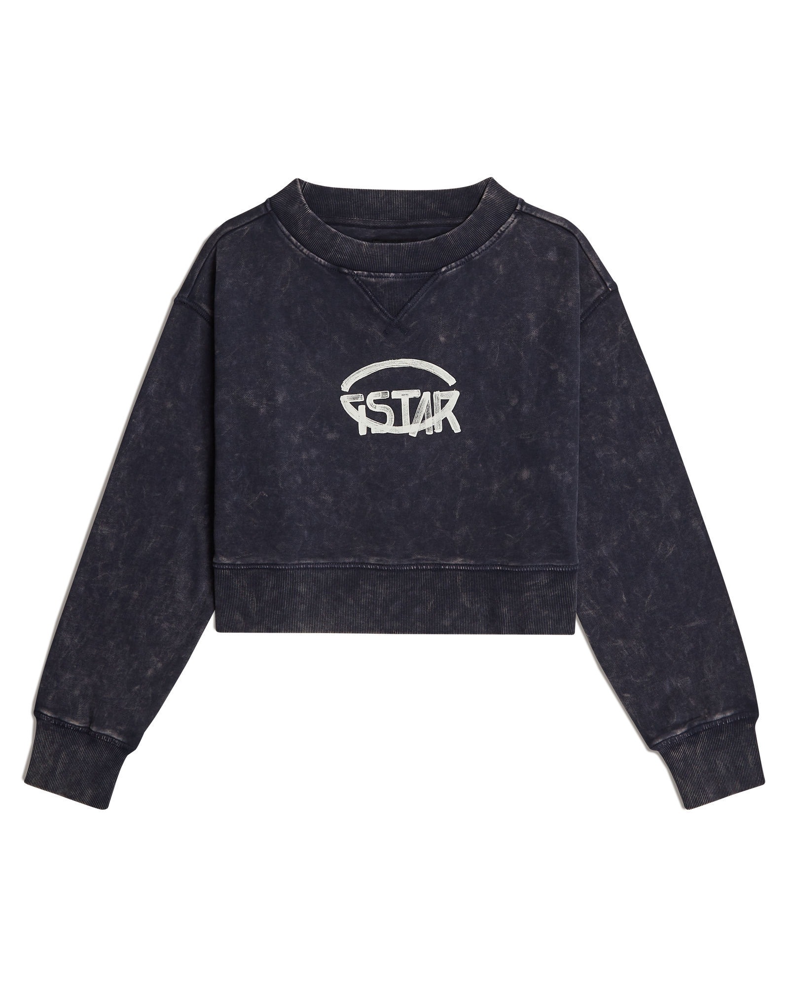Thumbnail - G-STAR Longpullover "Overdyed Cropped Logo Loose Sweatshirt"