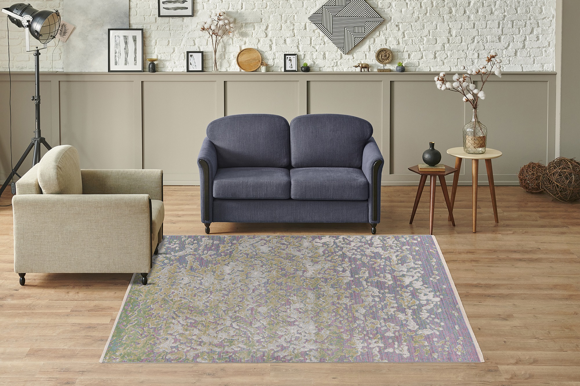 Kayoom Teppich »Milan 325«, rechteckig, 5 mm Höhe, ca. 436.800 Points/qm, Kurzflorteppich, weiche Haptik, hochwertig
