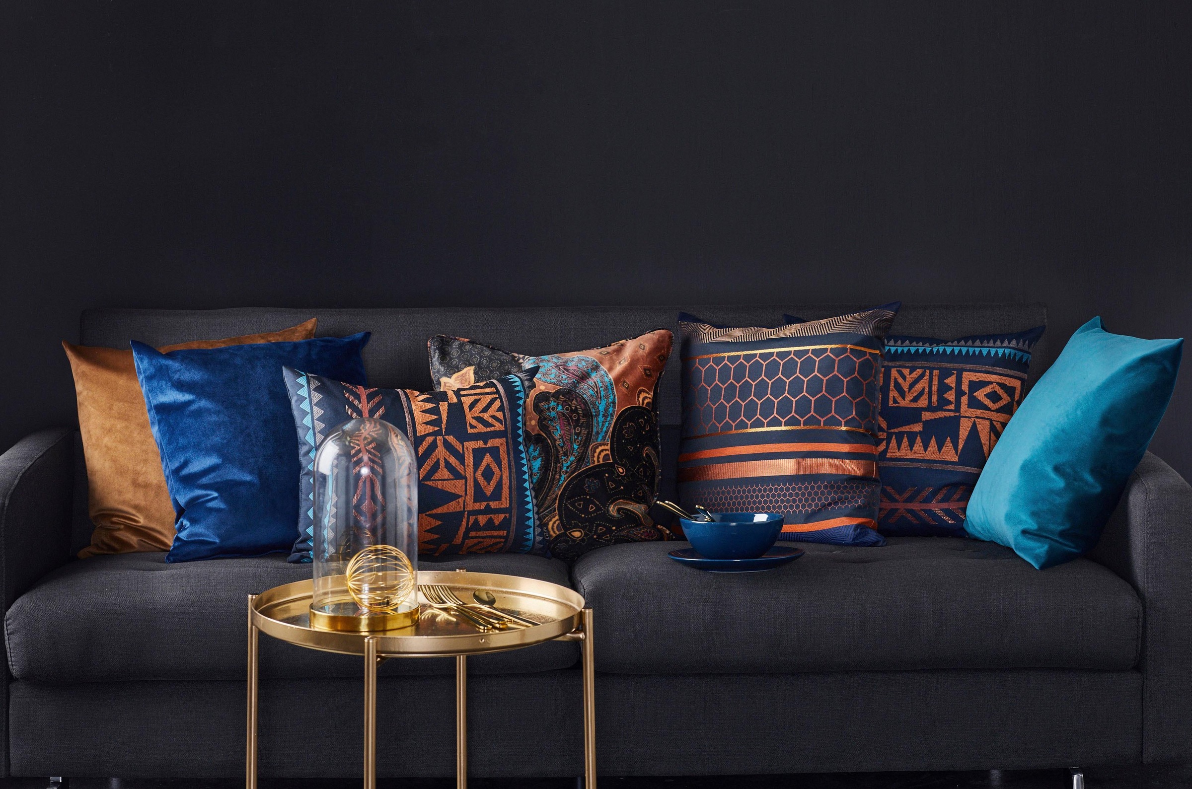 Apelt Arte Decorative Cushion Dark Blue 45cm 2