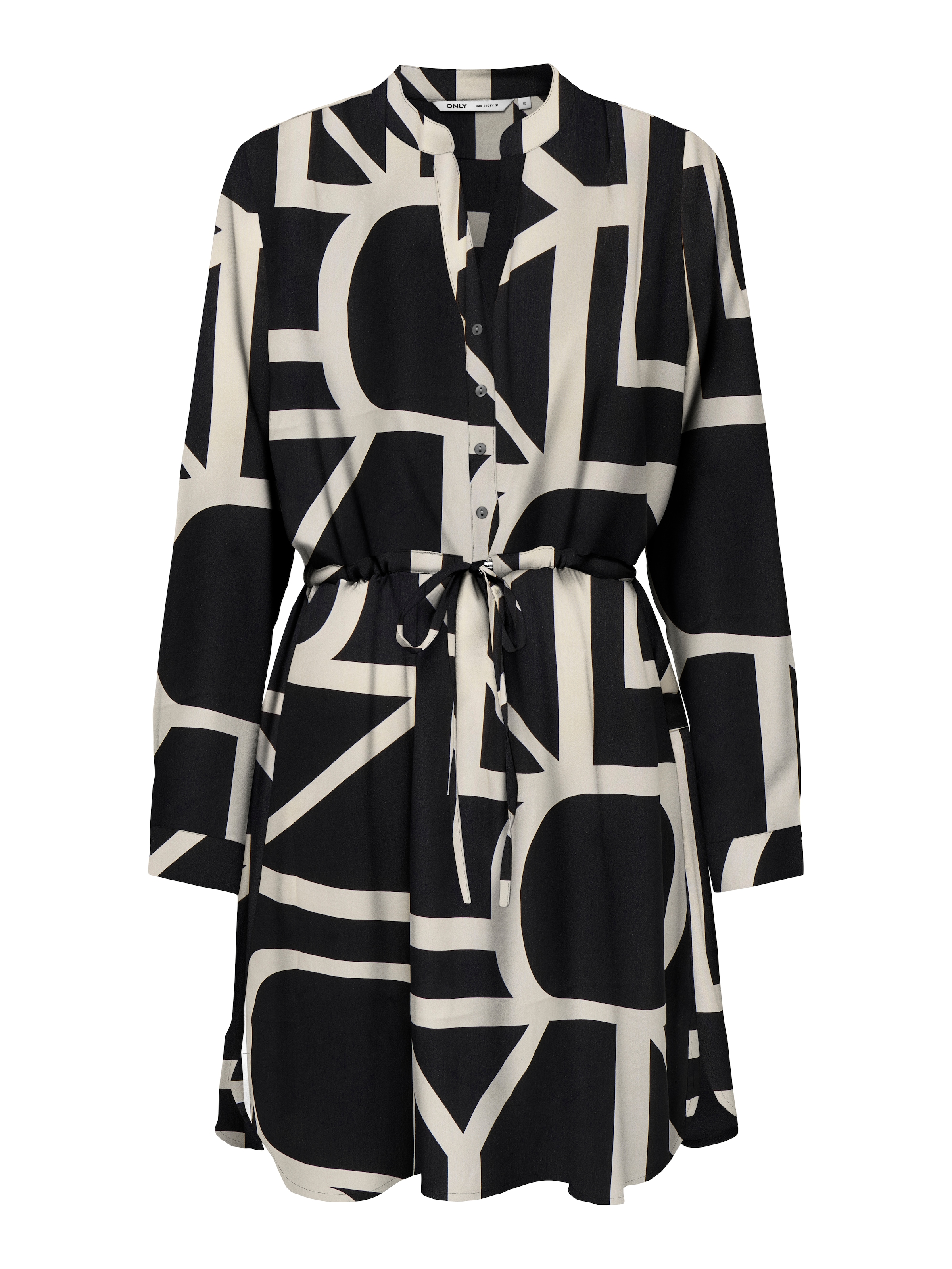 ONLY Druckkleid ONLCORY L/S V-NECK TUNIC günstig online kaufen