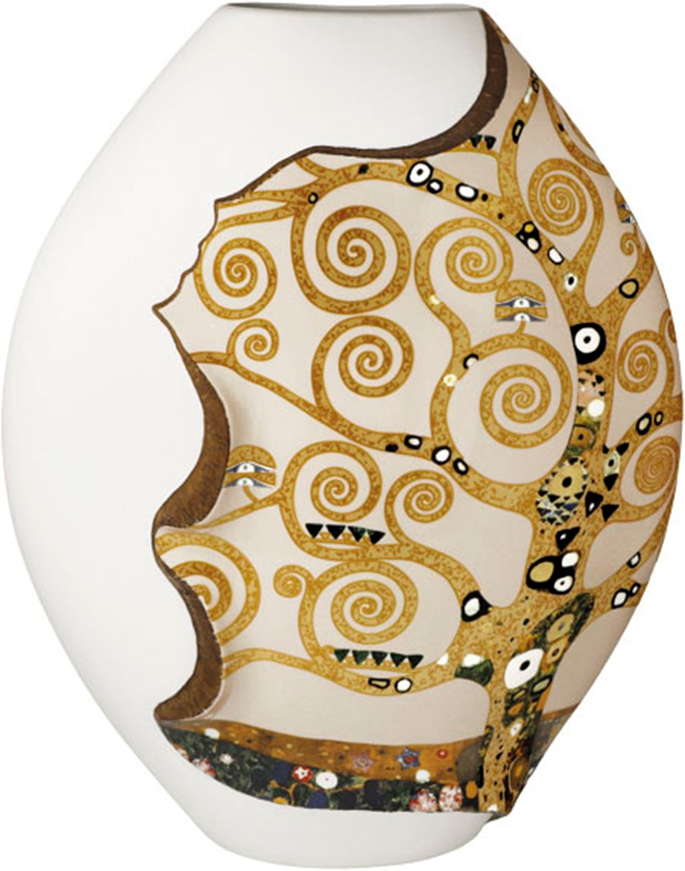 Goebel Dekovase "Gustav Klimt - Der Lebensbaum" Limitiert auf 1.000 Stück, mit Zertifikat