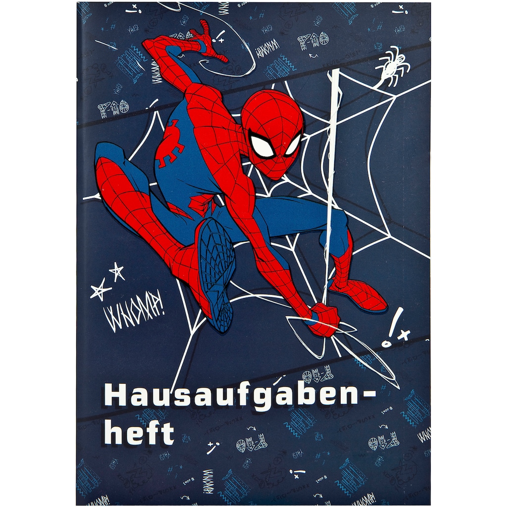 Scooli Buch »Spiderman«, (Set, 3 St.)