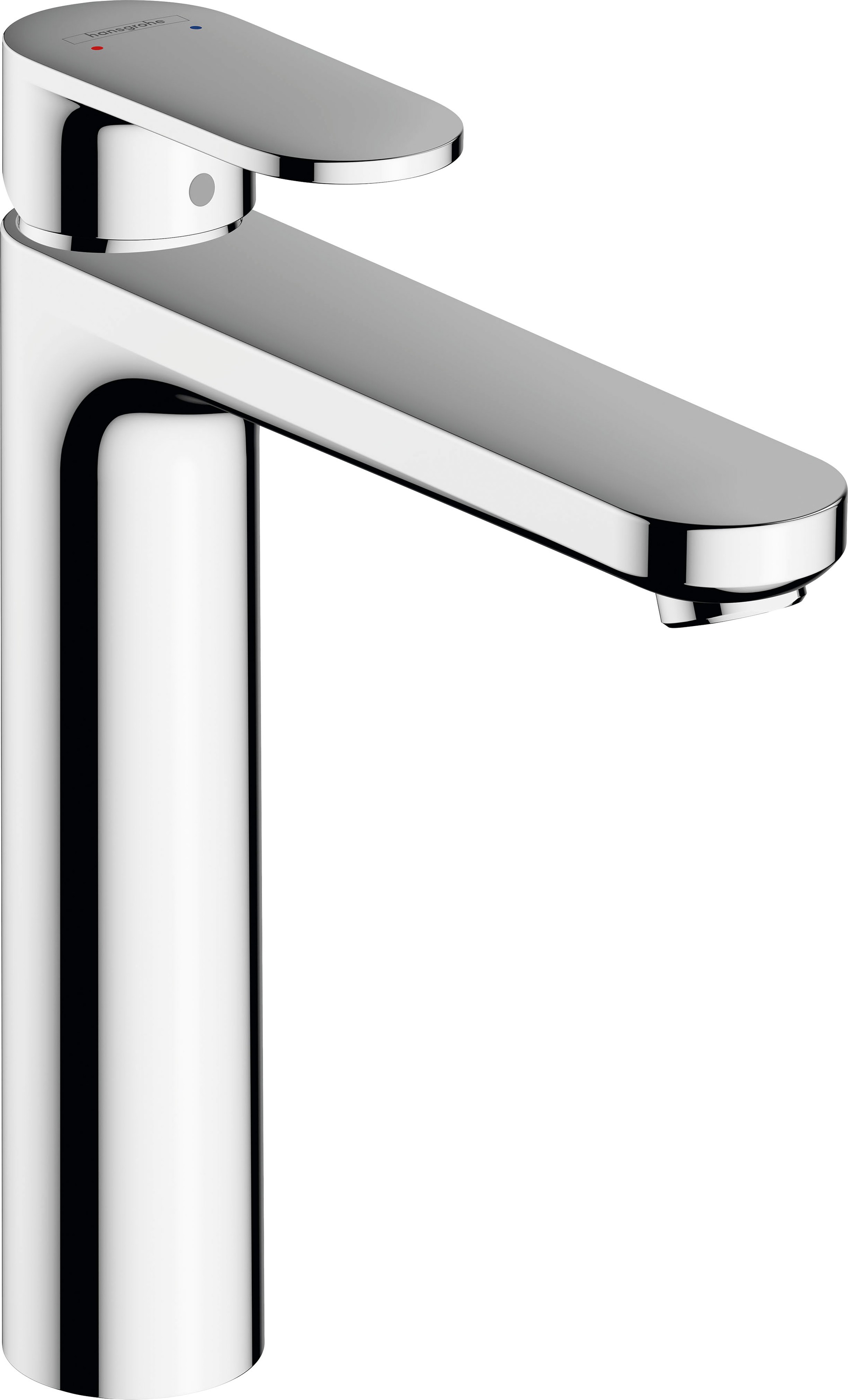 hansgrohe Waschtischarmatur "Vernis Blend", 19cm, mit Metall Zugstangen-Ablaufgarnitur, chrom