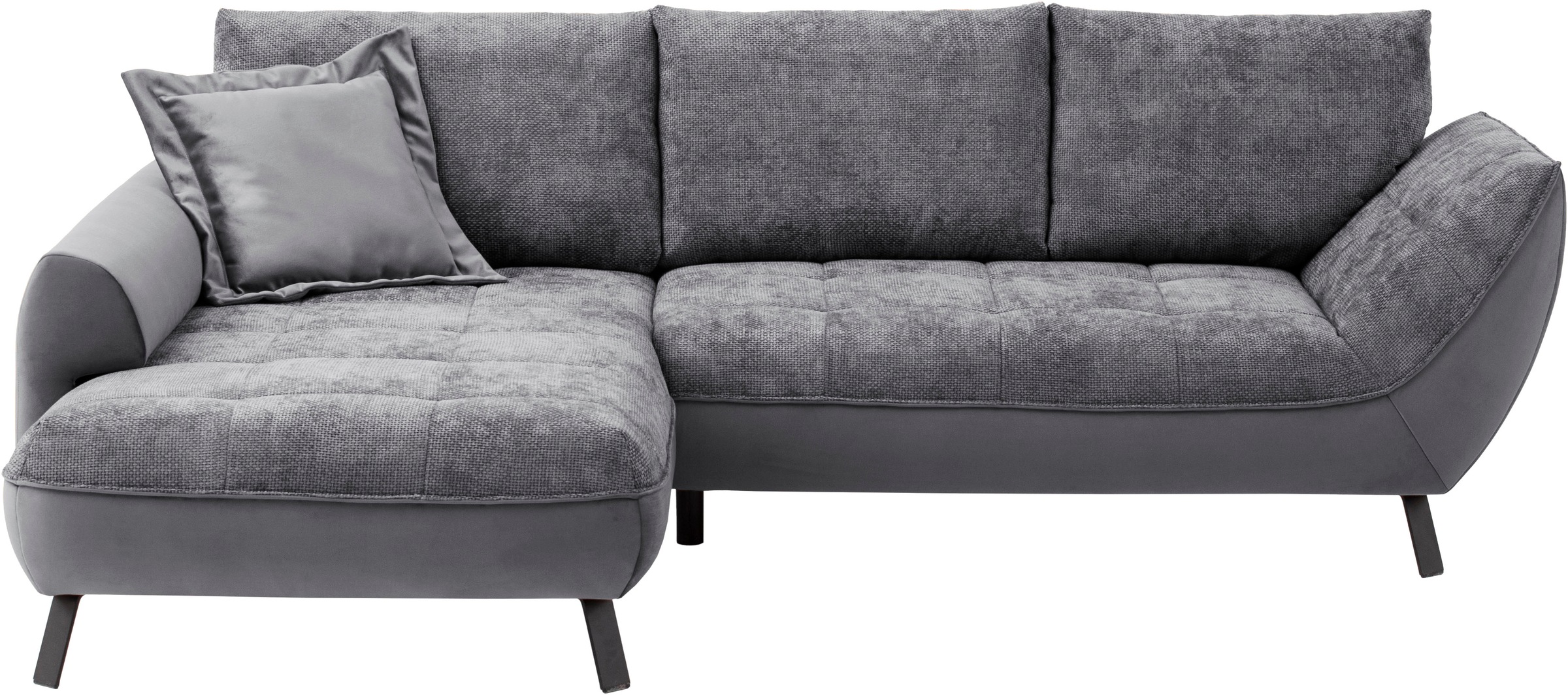 exxpo - sofa fashion Ecksofa "Bellinii, Materialmix, Strukturbezug und pfle günstig online kaufen