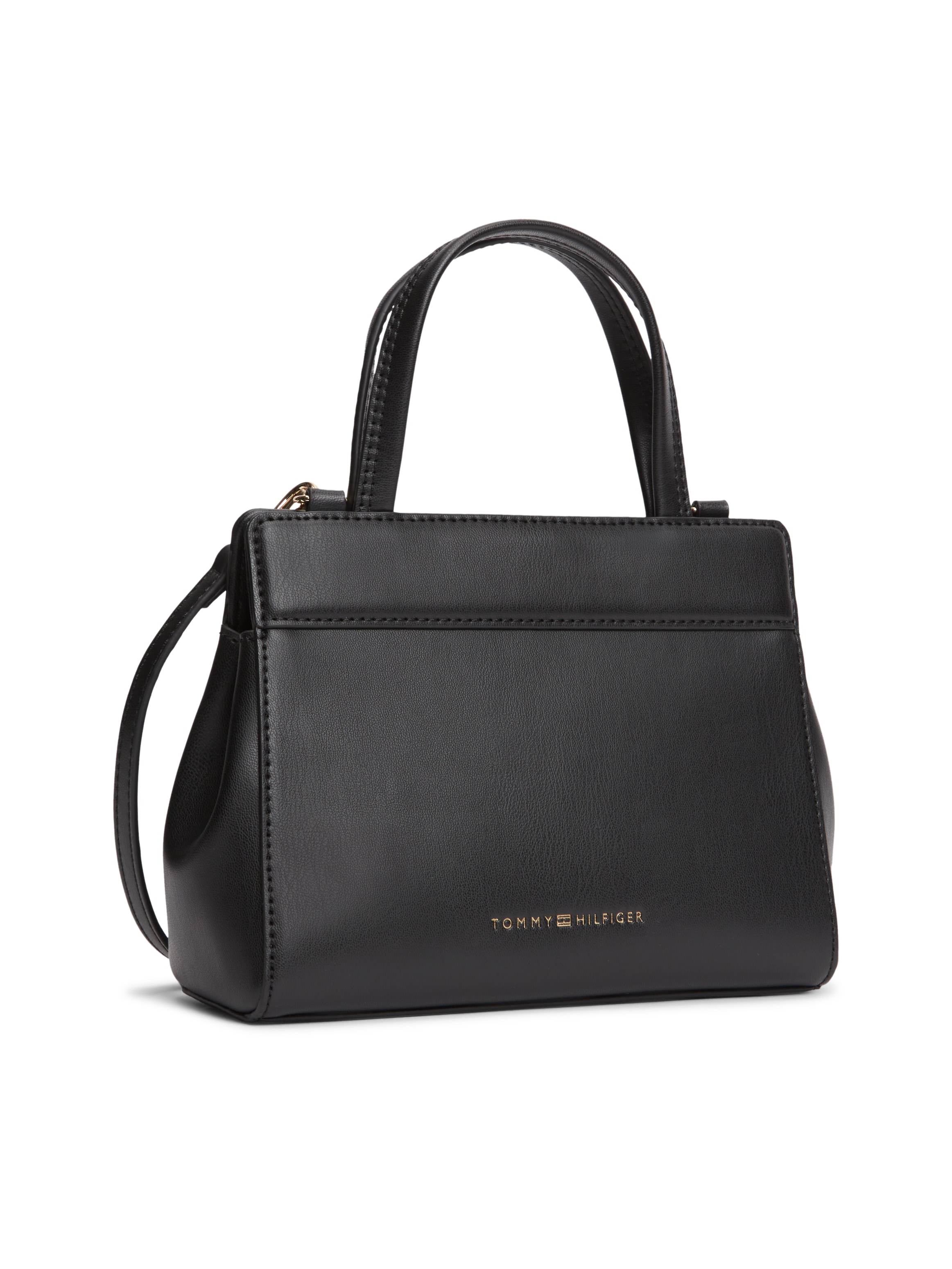 Tommy Hilfiger Henkeltasche "TH MODERN MINI SATCHEL" Damen Handtasche, Umhängetasche Schultertasche mit Piping