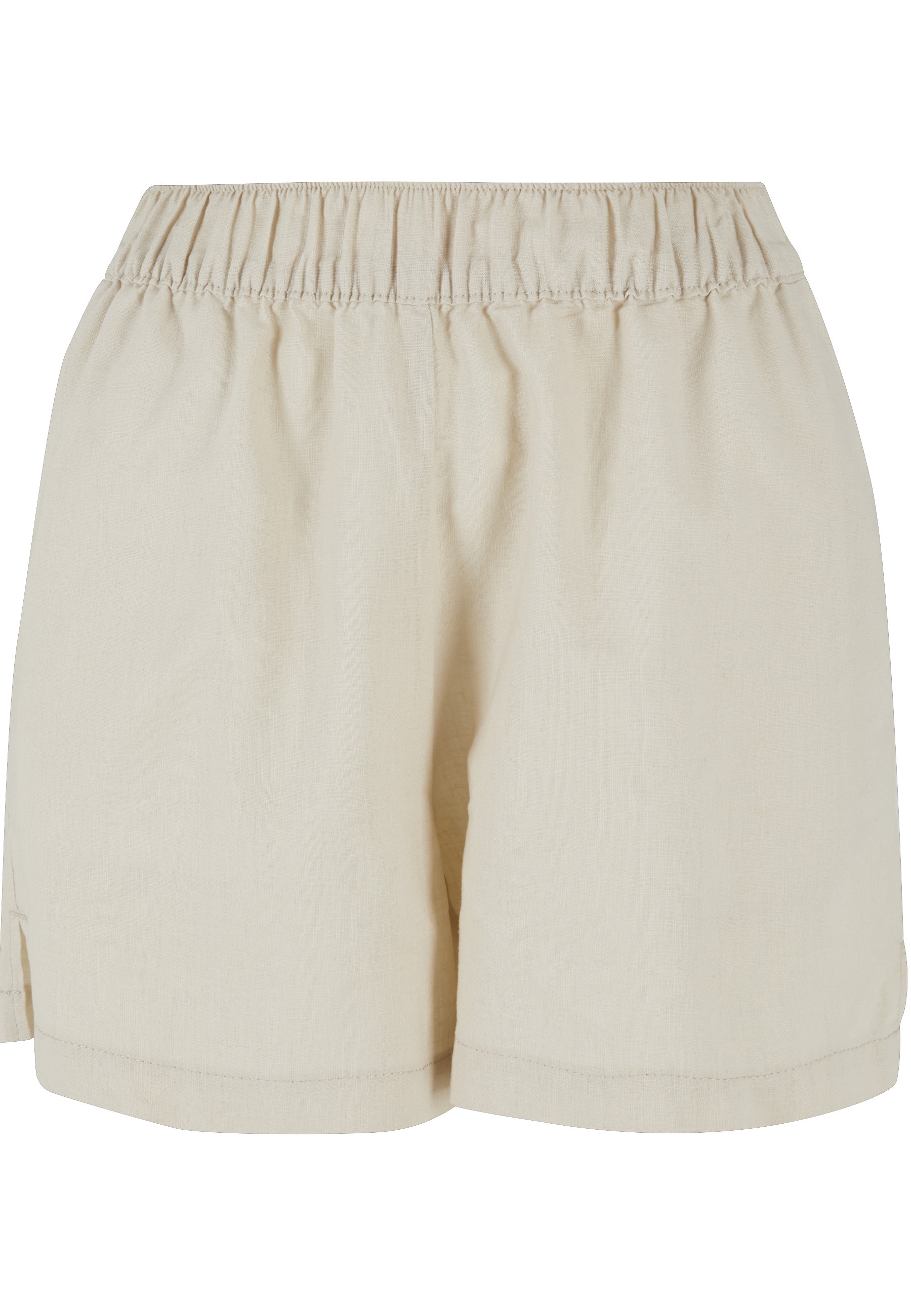 URBAN CLASSICS Shorts "Urban Classics Damen Ladies Linen Mixed Boxer Shorts günstig online kaufen
