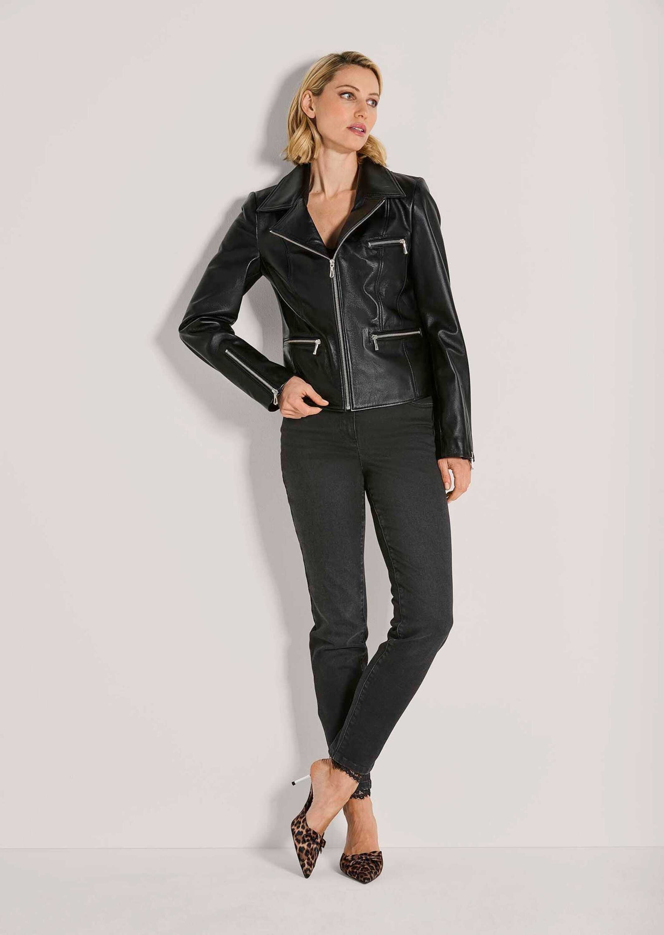 MADELEINE Lederjacke "Lederjacke Langarmjacke aus feinstem Lammnappa" günstig online kaufen