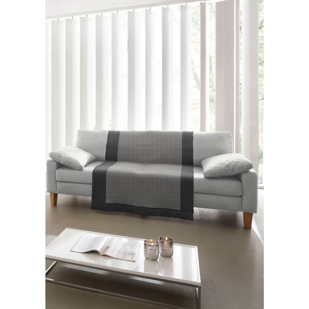 Biederlack Sofaschoner »Cotton Cover Salt & Pepper«