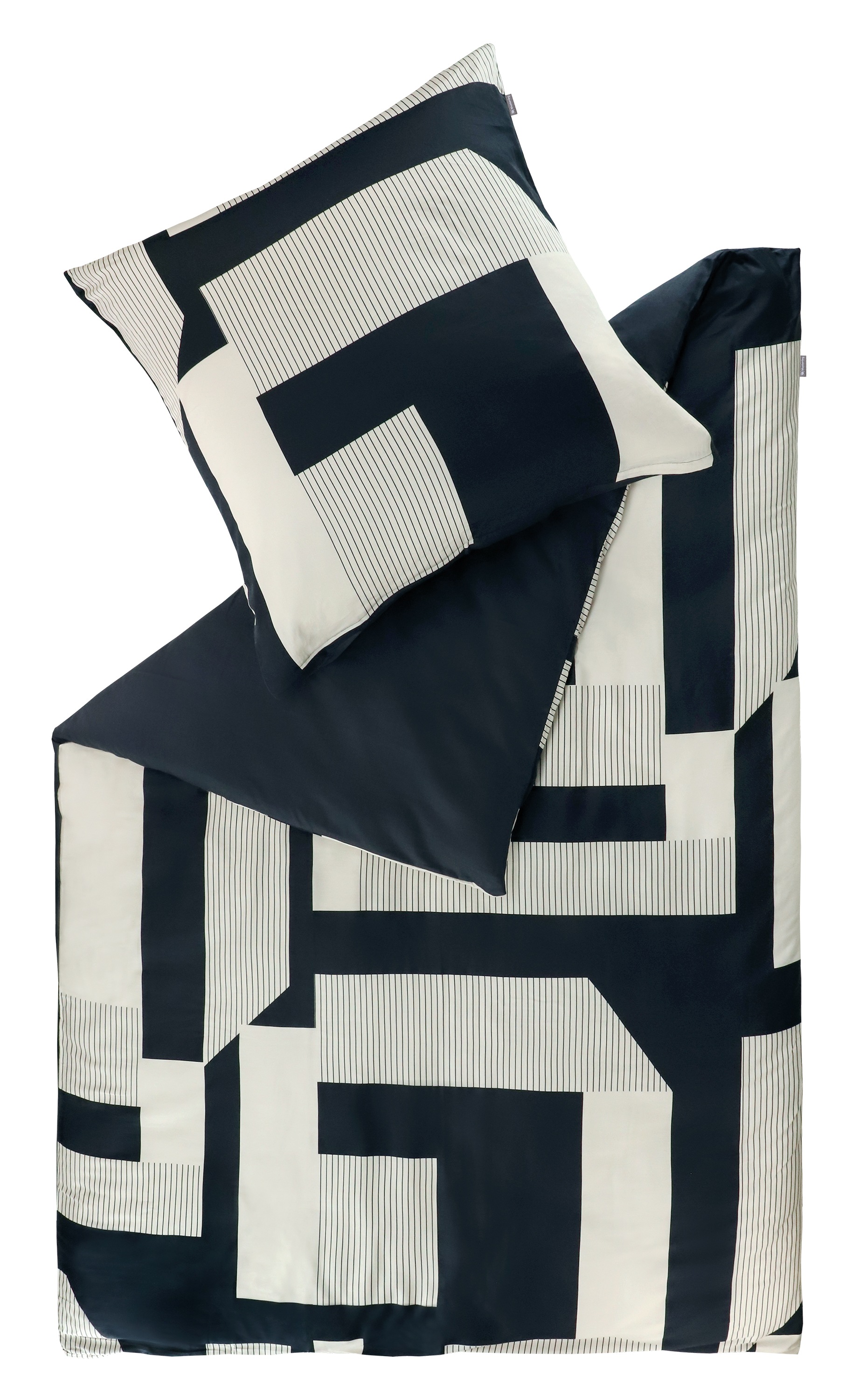 Musterring Wendebettwäsche "Slow" 2 Stk. tlg. aus reiner Baumwolle günstig online kaufen