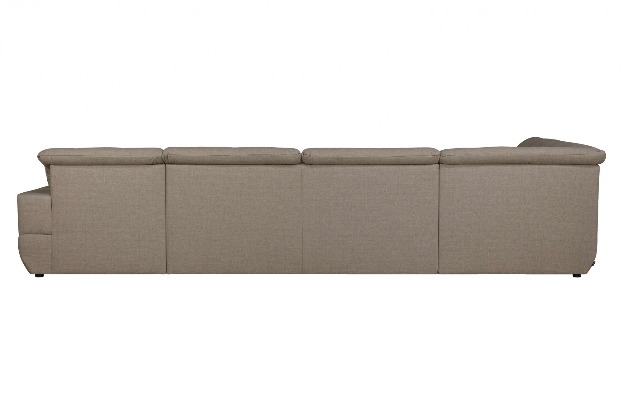 INOSIGN Wohnlandschaft »BRISBANE NEU U-Form«, mit feiner Steppung, Matten-Optik, incl. Zierkissen