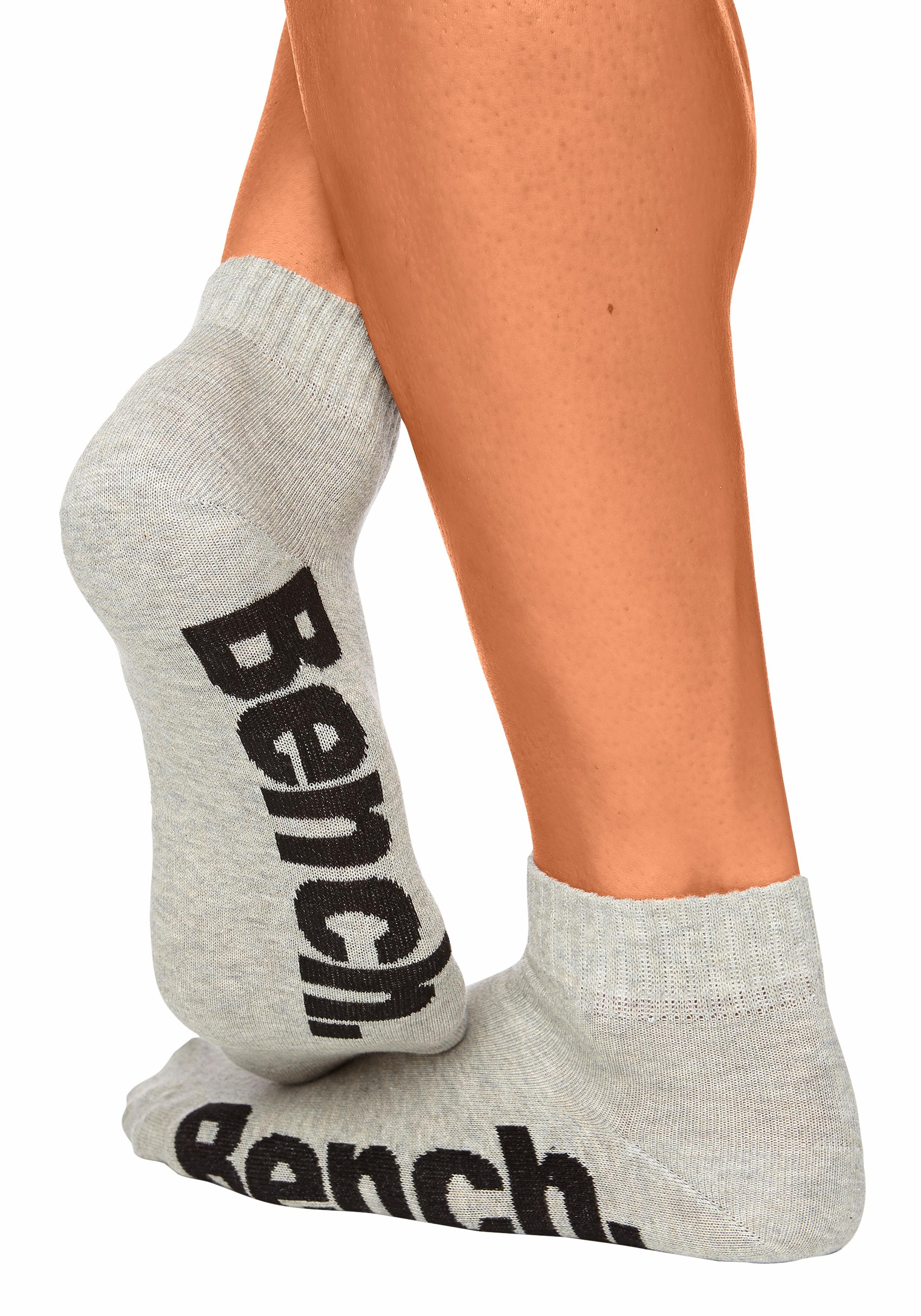 Bench. Kurzsocken Packung, 6 Stk. tlg. mit komfortablem Rippbündchen günstig online kaufen