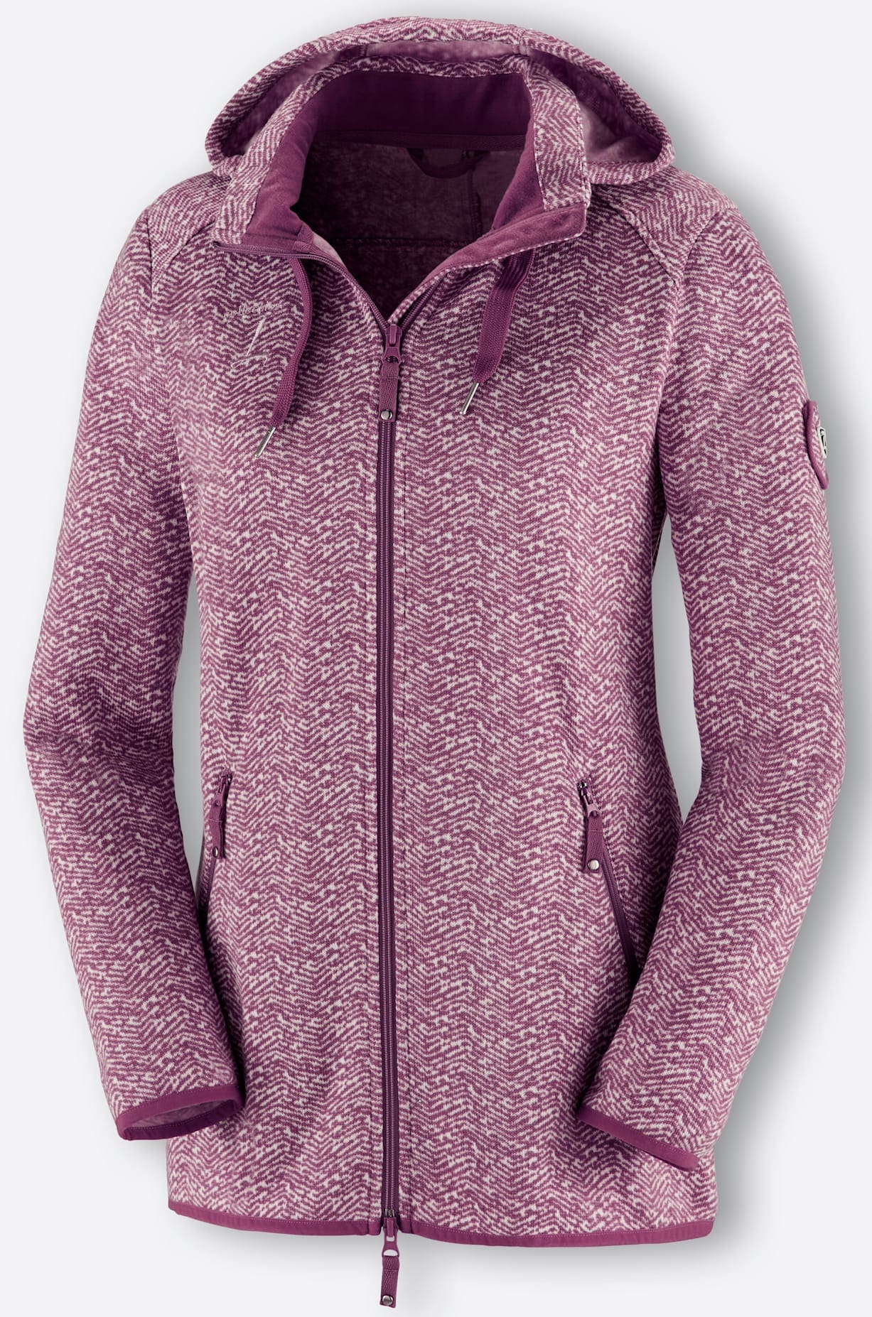 Casual Looks Kapuzenfleecejacke