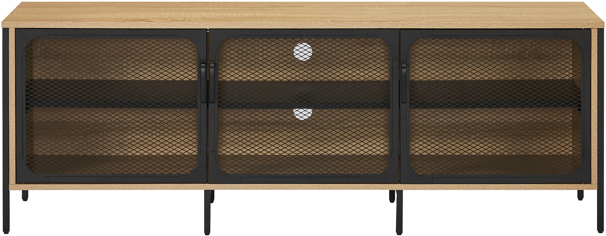 OTTO home TV-Board »Amance«, mit ABS-Kanten und pulverbeschichteten Metallbeinen, Breite 150 cm