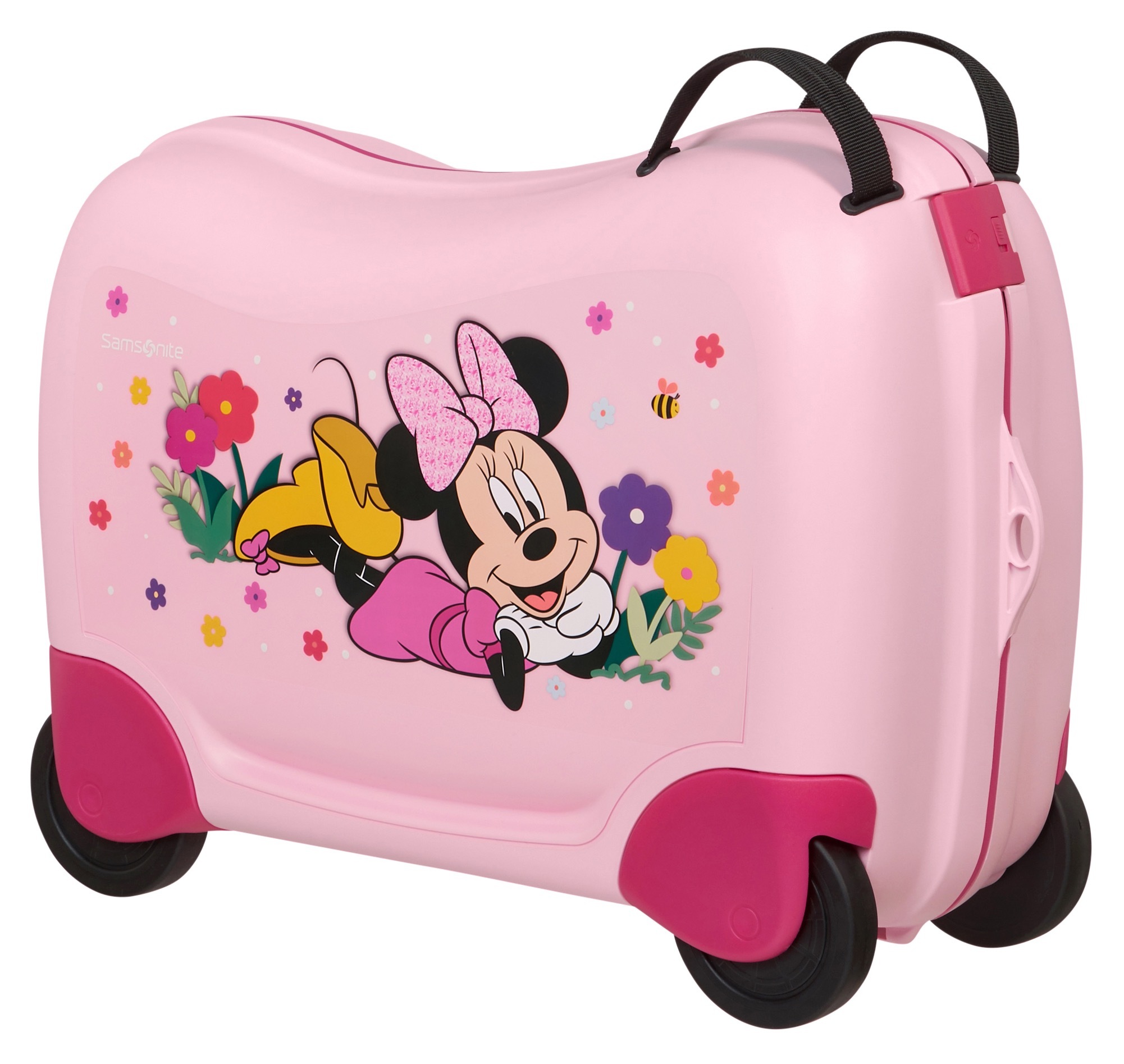 SAMSONITE Kinderkoffer "DREAM2GO DISNEY, Minnie Flower Power"minnie flower power, Polypropylen, Koffer, Ride-On Koffer Kinder-Reisekoffer