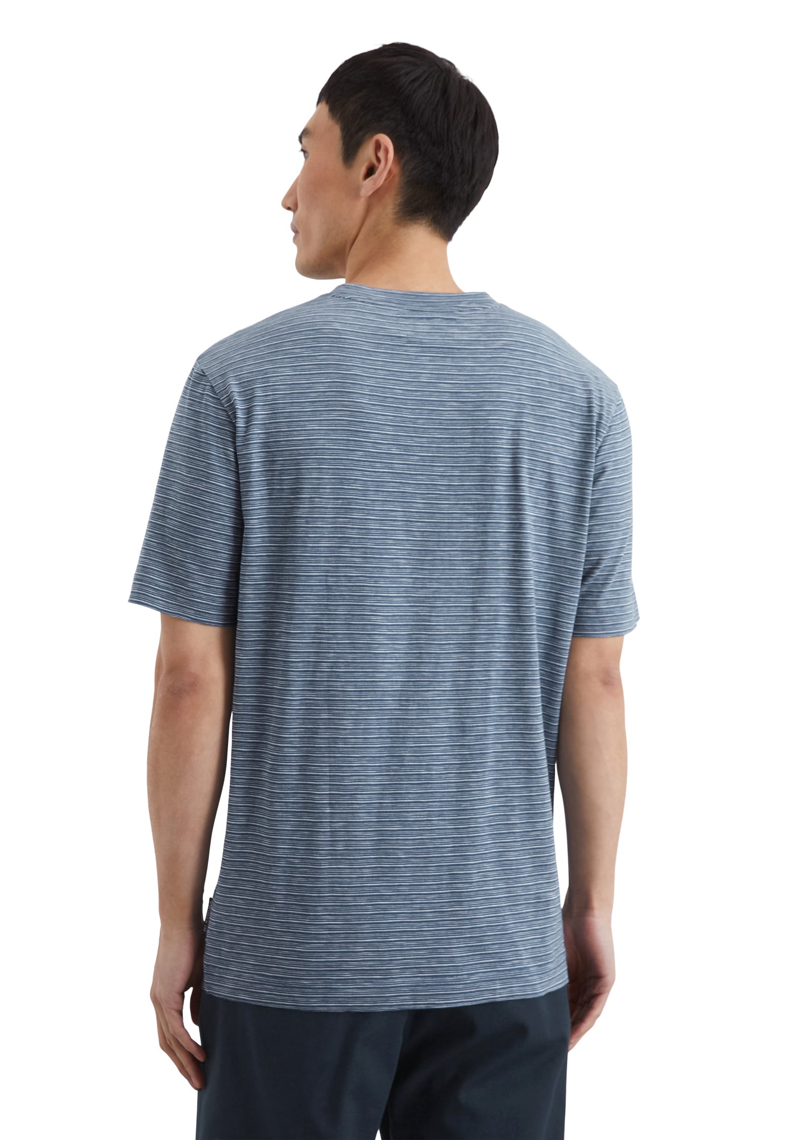 Marc O'Polo T-Shirt »aus gestreiftem Single-Slub-Jersey«