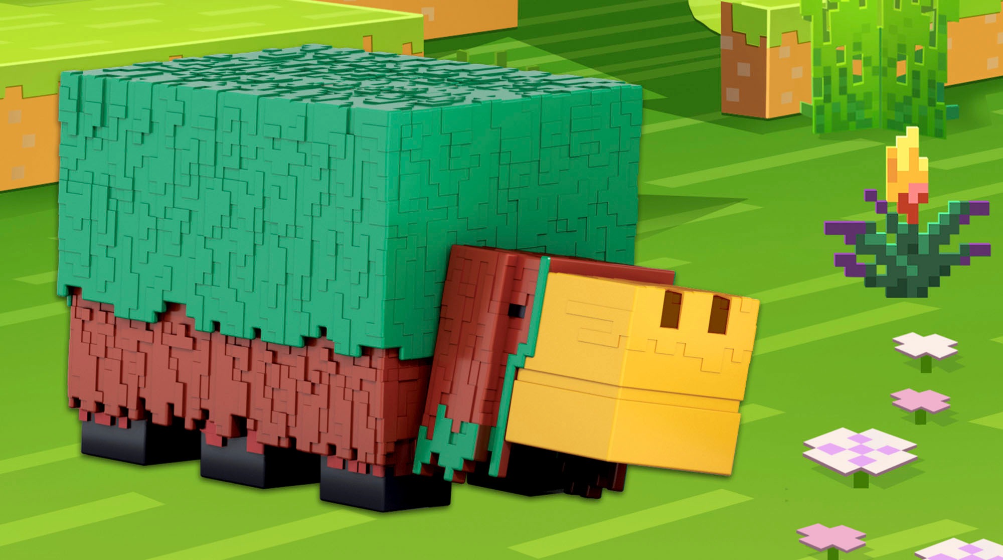 Mattel® Actionfigur »Minecraft Schnüffler«, mit Grunzgeräuschen