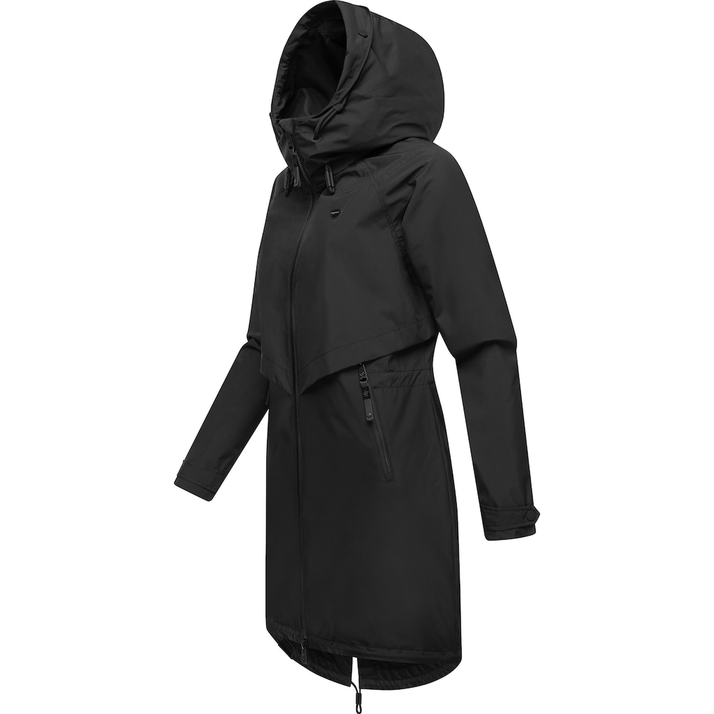 Ragwear Jerseymantel »Frodik«, Stylischer oversized Damen Parka für die Übergangszeit