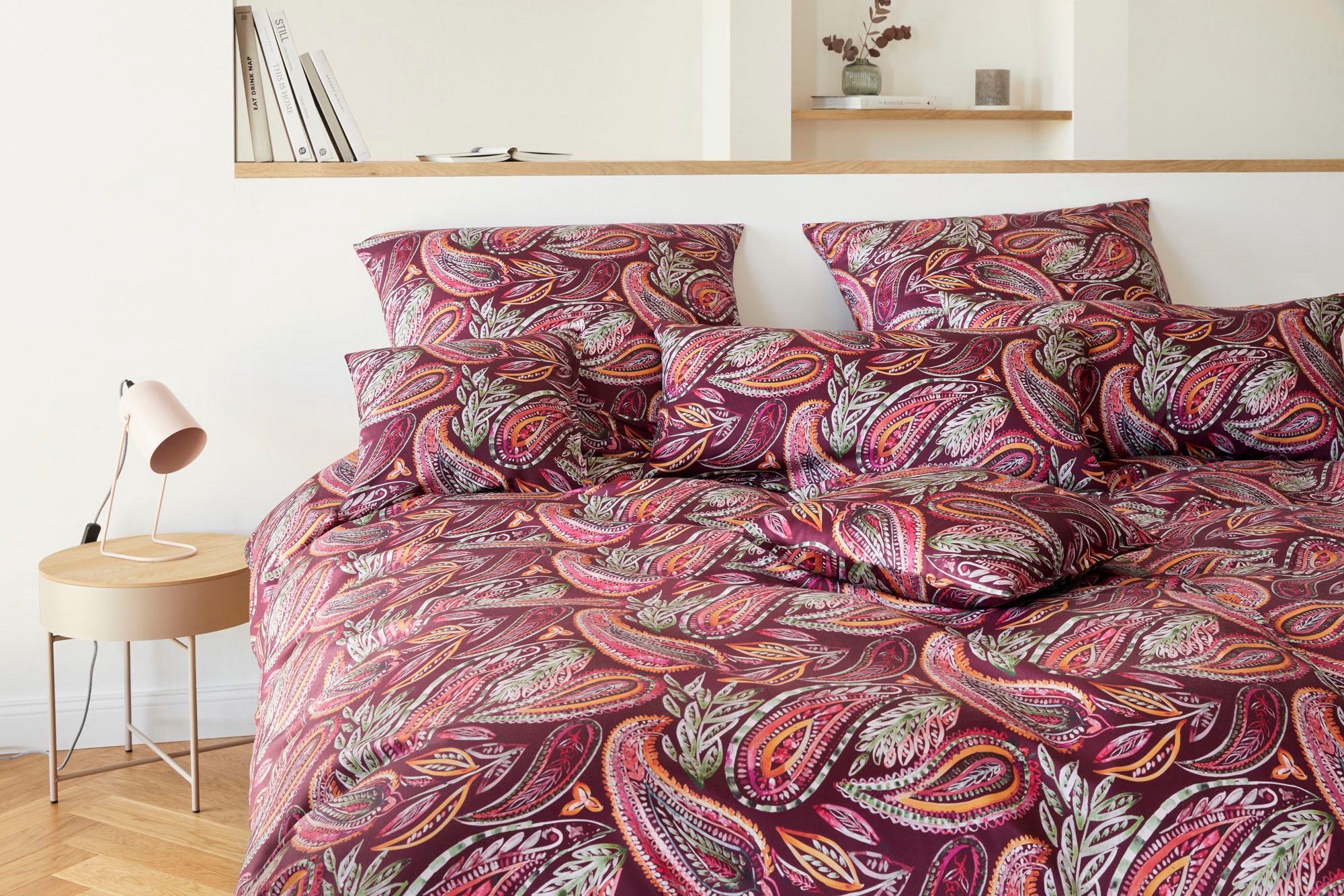 Elegante Bettwäsche "Decoration" 2 Stk. angenehmes Hautgefühl günstig online kaufen