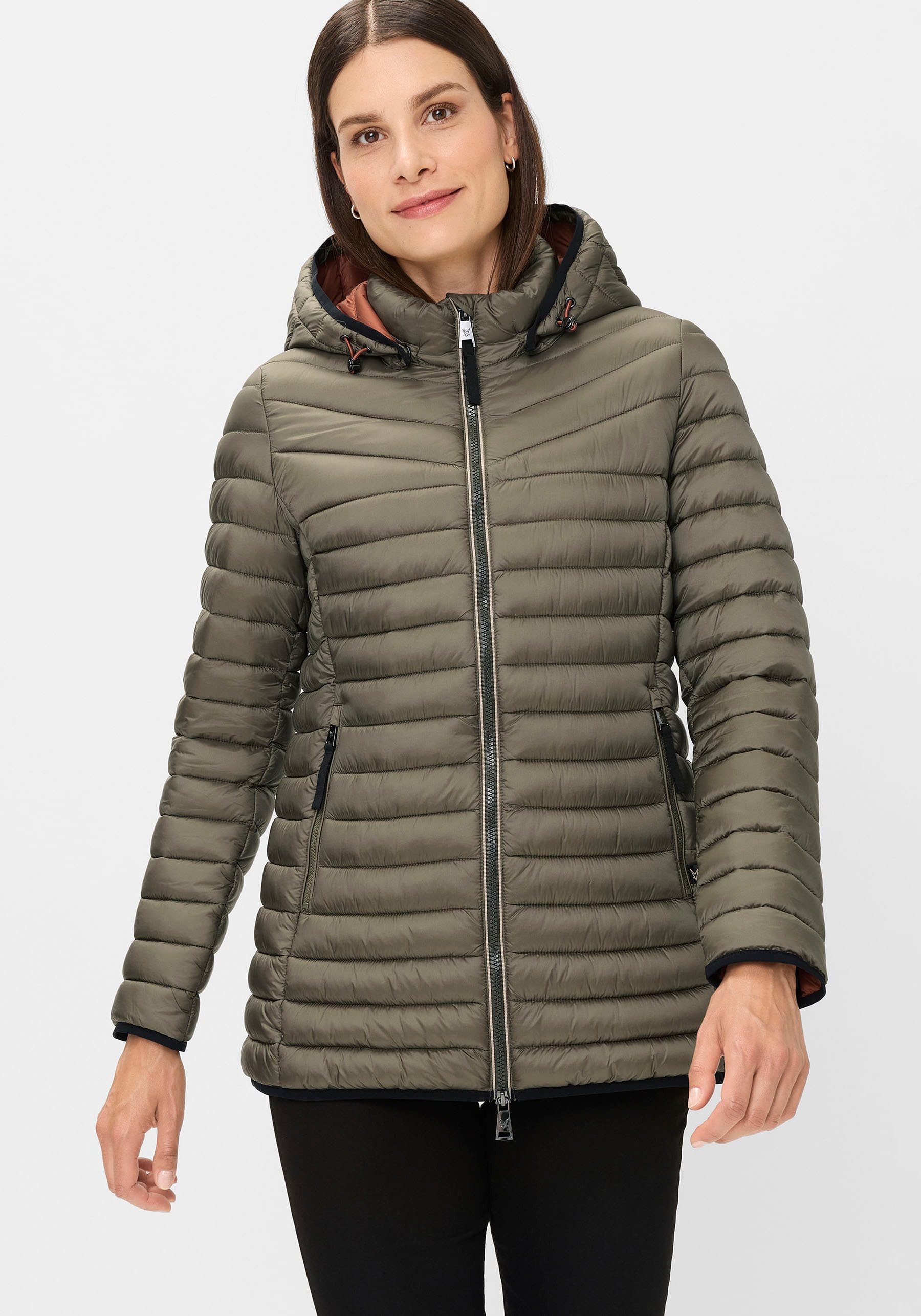 Fuchs Schmitt Steppjacke "Steppjacke" mit Kapuze mit abnehmbarer Kapuze günstig online kaufen