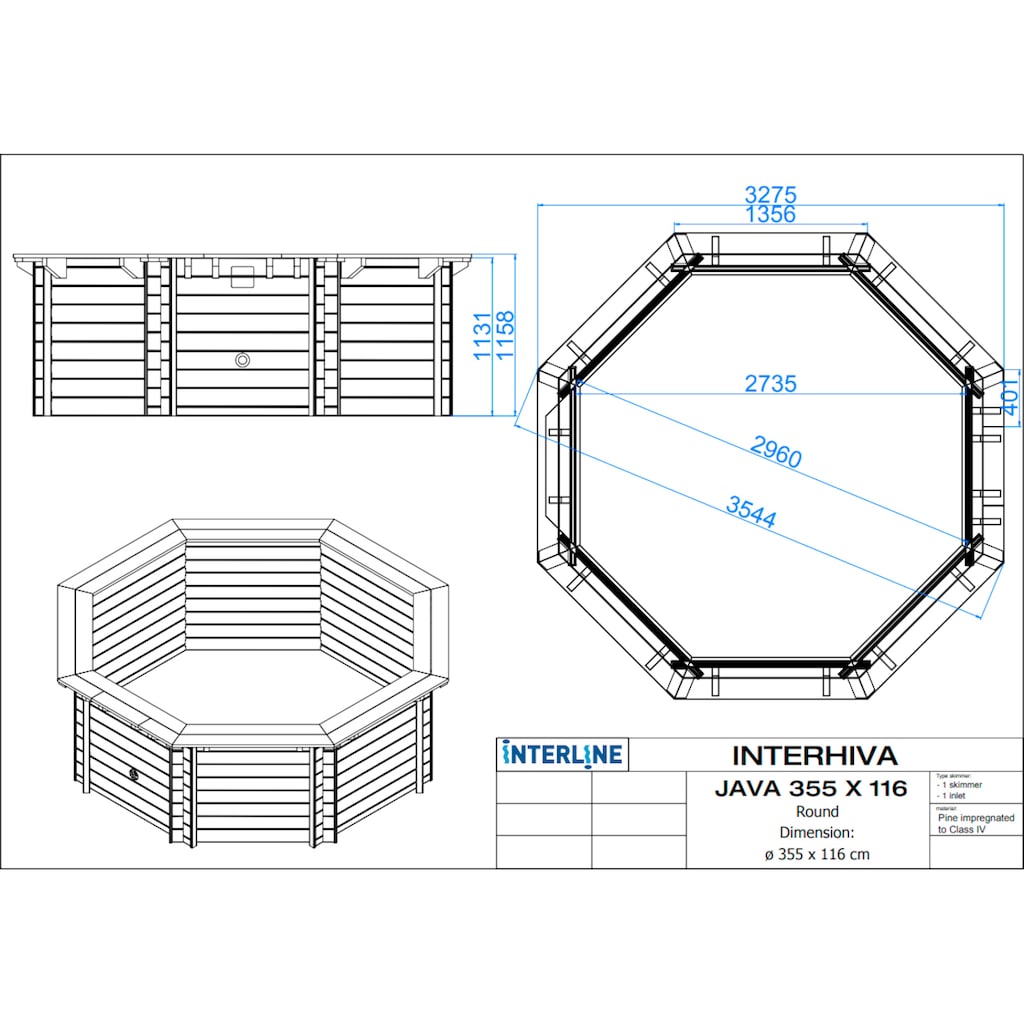 Interline Rundpool »Java«