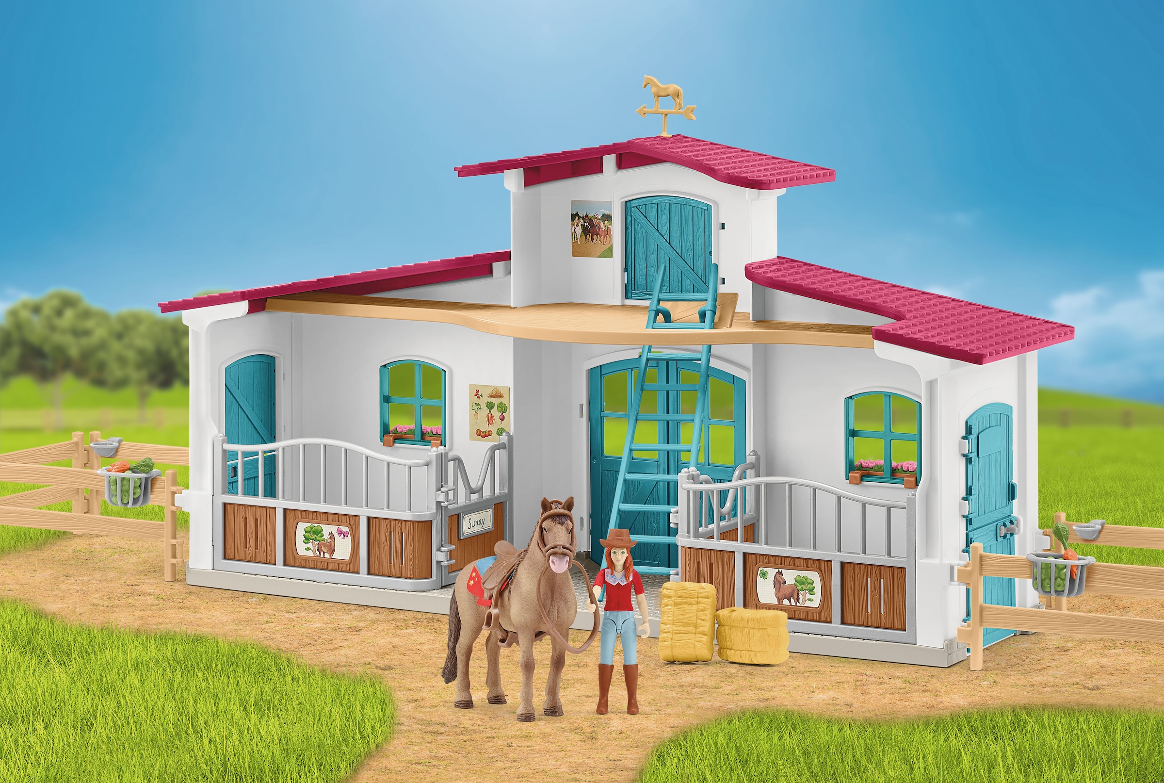 Schleich® Spielwelt »HORSE CLUB, Reiterhof Starter Set (72222)«