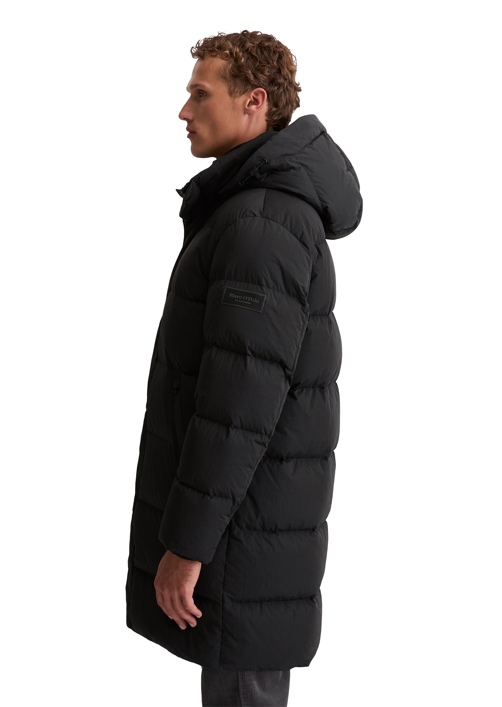 Marc O'Polo Outdoorjacke »mit abnehmbarer Kapuze« ohne Kapuze