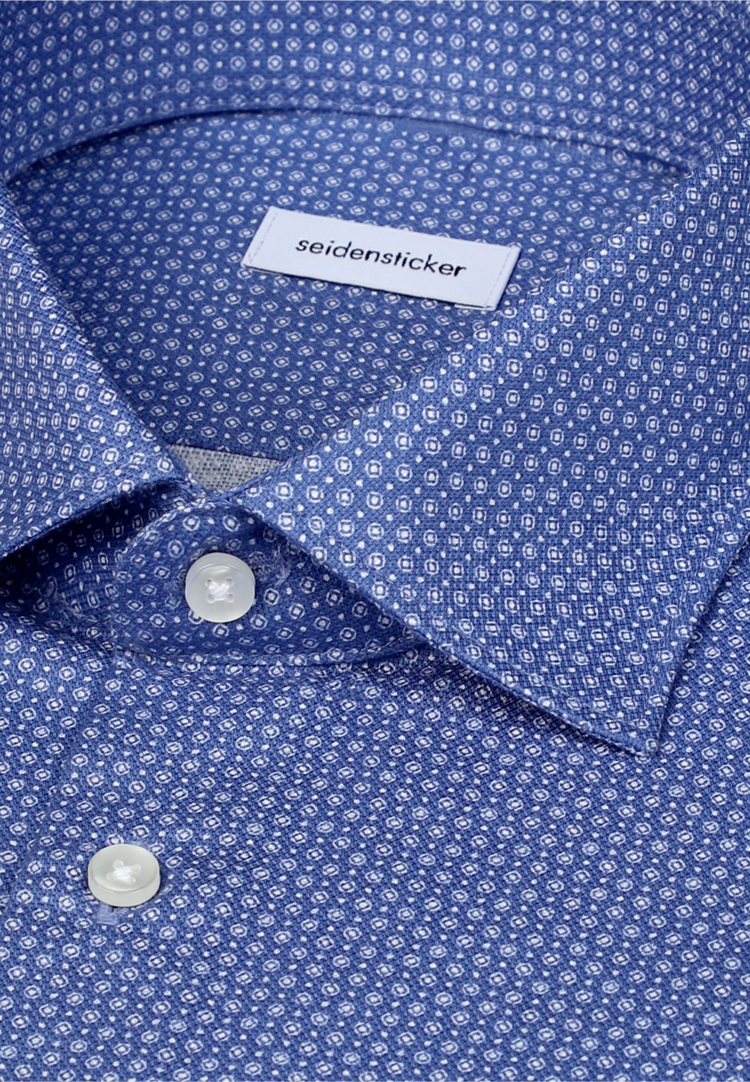 seidensticker Businesshemd »Schwarze Rose« X-Slim 1/1 Kentkragen Druck