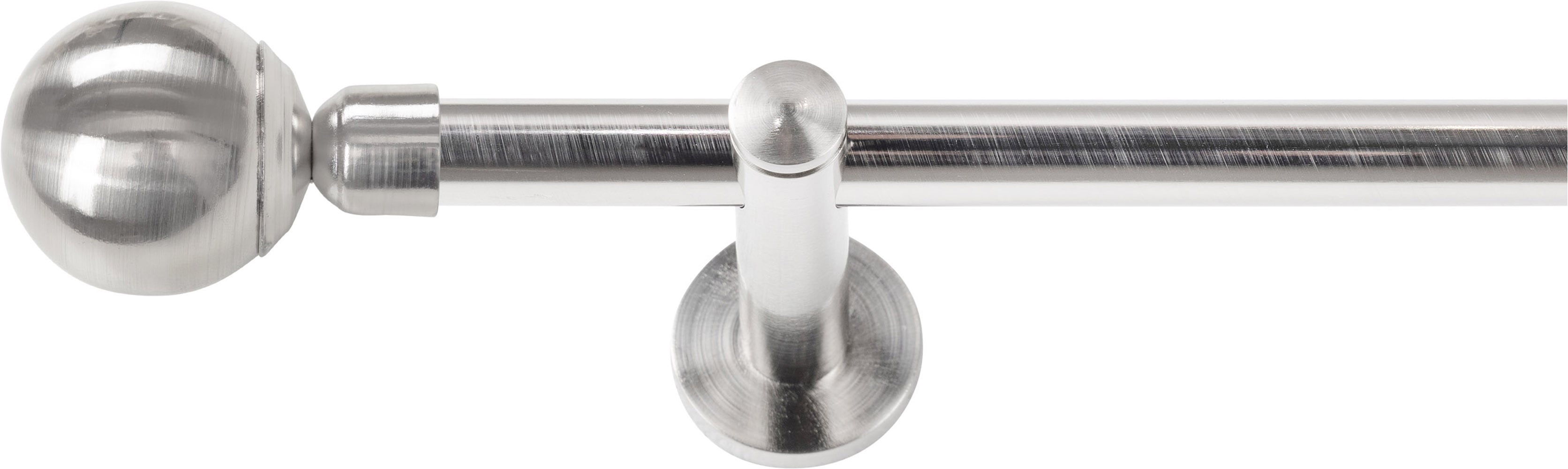 SN DECO GROUP Gardinenstange "Gardinenstange Reims Ø 19 mm, 1-läufig, Fixmaß, verschraubt" Ø 19 mm Fixmaß;kürzbar